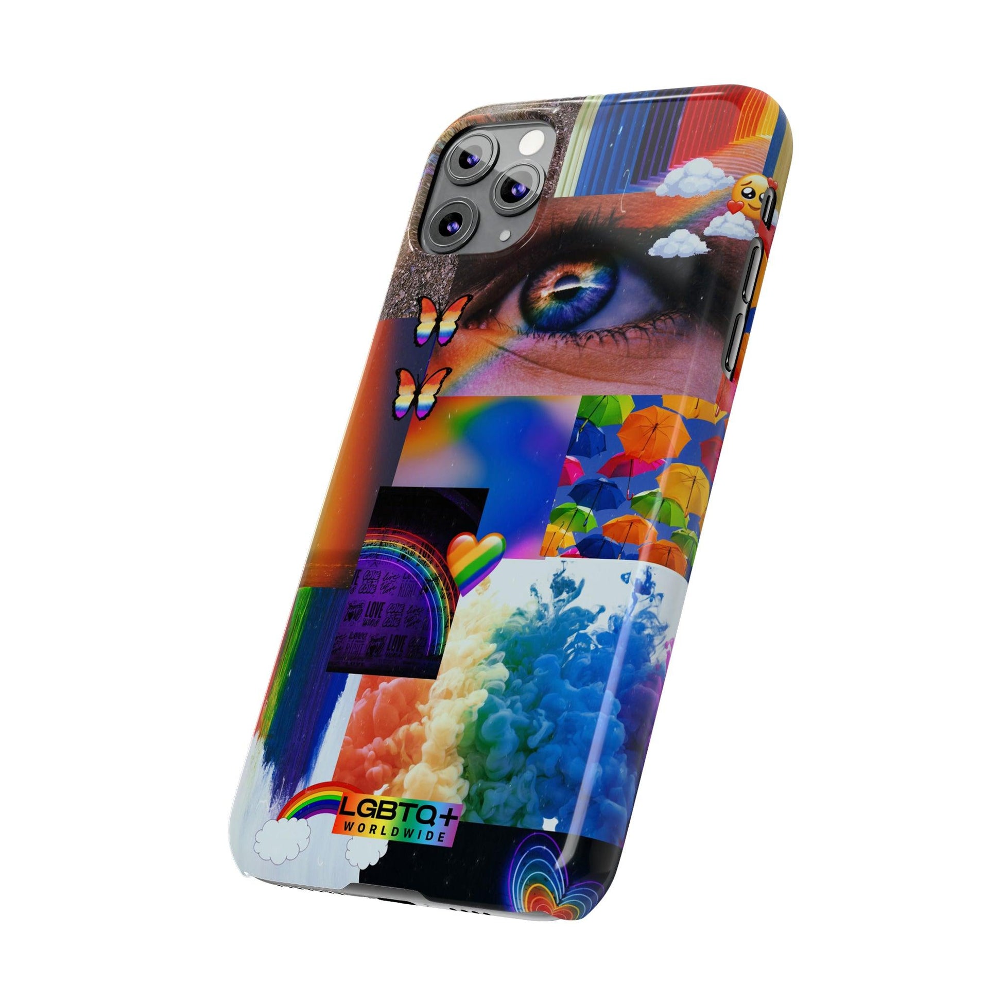 LGBTQWorldwide - ,,VISION" Handyhülle Accessories, Back-to-School, card, Glossy, iPhone, iPhone Cases, Phone accessory, Phone Cases, Samsung Cases, Slim lgbtq Bekleidung Accessoires unisex Zubehör