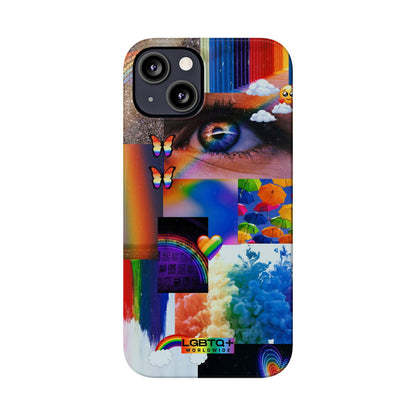 LGBTQWorldwide - ,,VISION" Handyhülle Accessories, Back-to-School, card, Glossy, iPhone, iPhone Cases, Phone accessory, Phone Cases, Samsung Cases, Slim lgbtq Bekleidung Accessoires unisex Zubehör