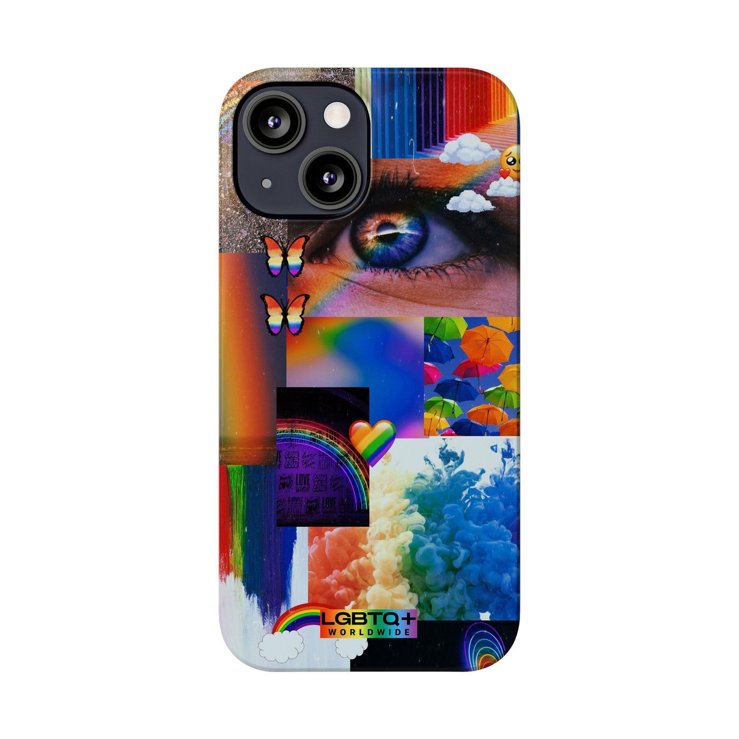 LGBTQWorldwide - ,,VISION" Handyhülle Accessories, Back-to-School, card, Glossy, iPhone, iPhone Cases, Phone accessory, Phone Cases, Samsung Cases, Slim lgbtq Bekleidung Accessoires unisex Zubehör