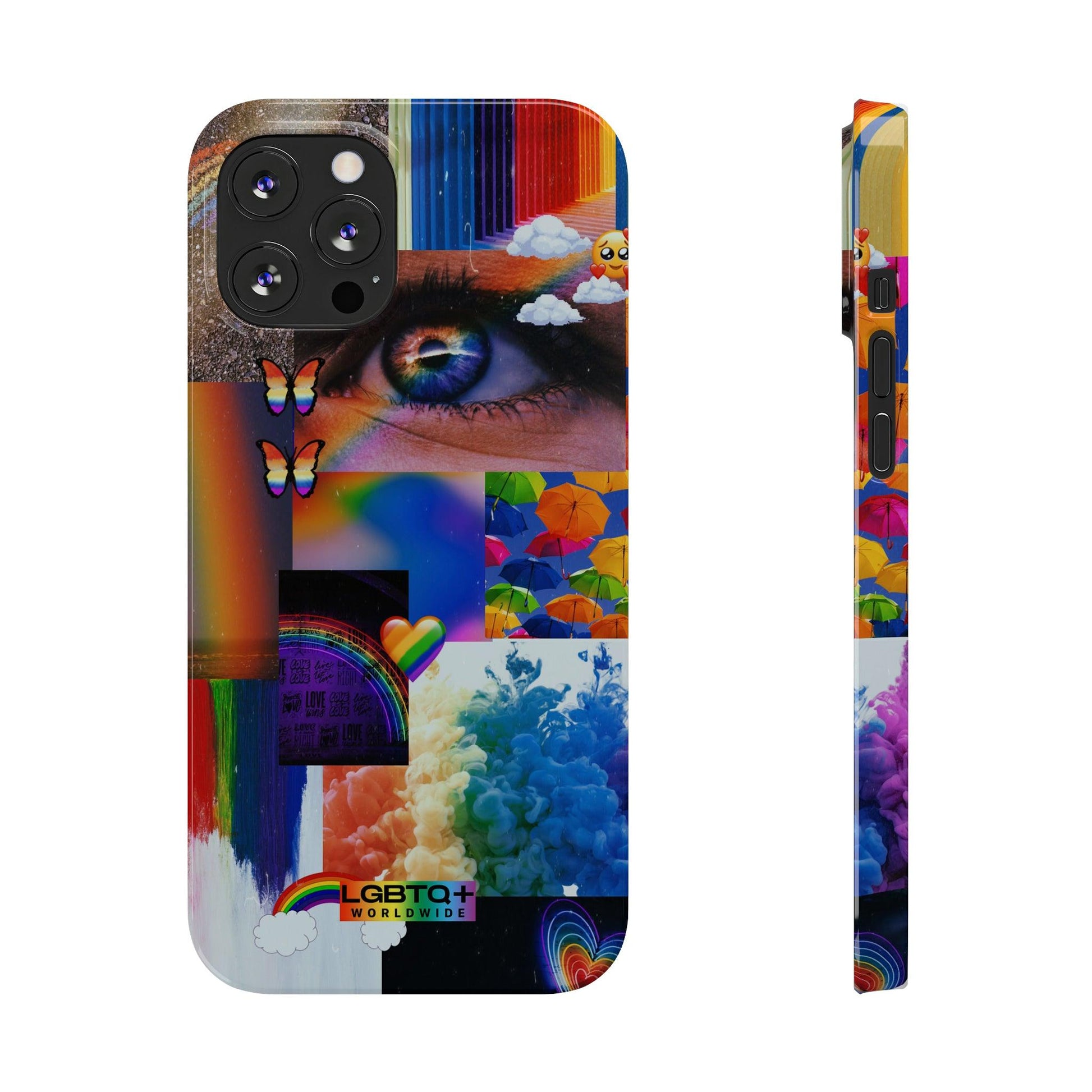 LGBTQWorldwide - ,,VISION" Handyhülle Accessories, Back-to-School, card, Glossy, iPhone, iPhone Cases, Phone accessory, Phone Cases, Samsung Cases, Slim lgbtq Bekleidung Accessoires unisex Zubehör