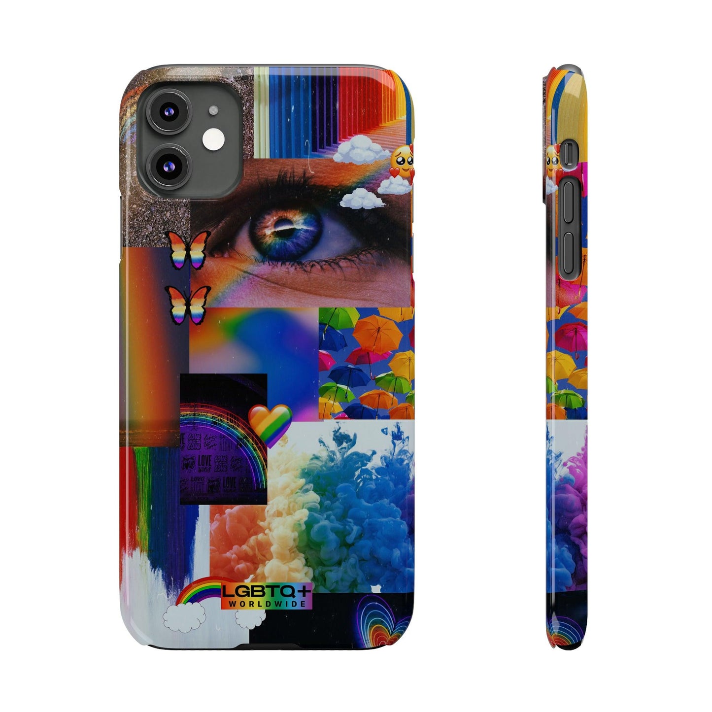 LGBTQWorldwide - ,,VISION" Handyhülle Accessories, Back-to-School, card, Glossy, iPhone, iPhone Cases, Phone accessory, Phone Cases, Samsung Cases, Slim lgbtq Bekleidung Accessoires unisex Zubehör