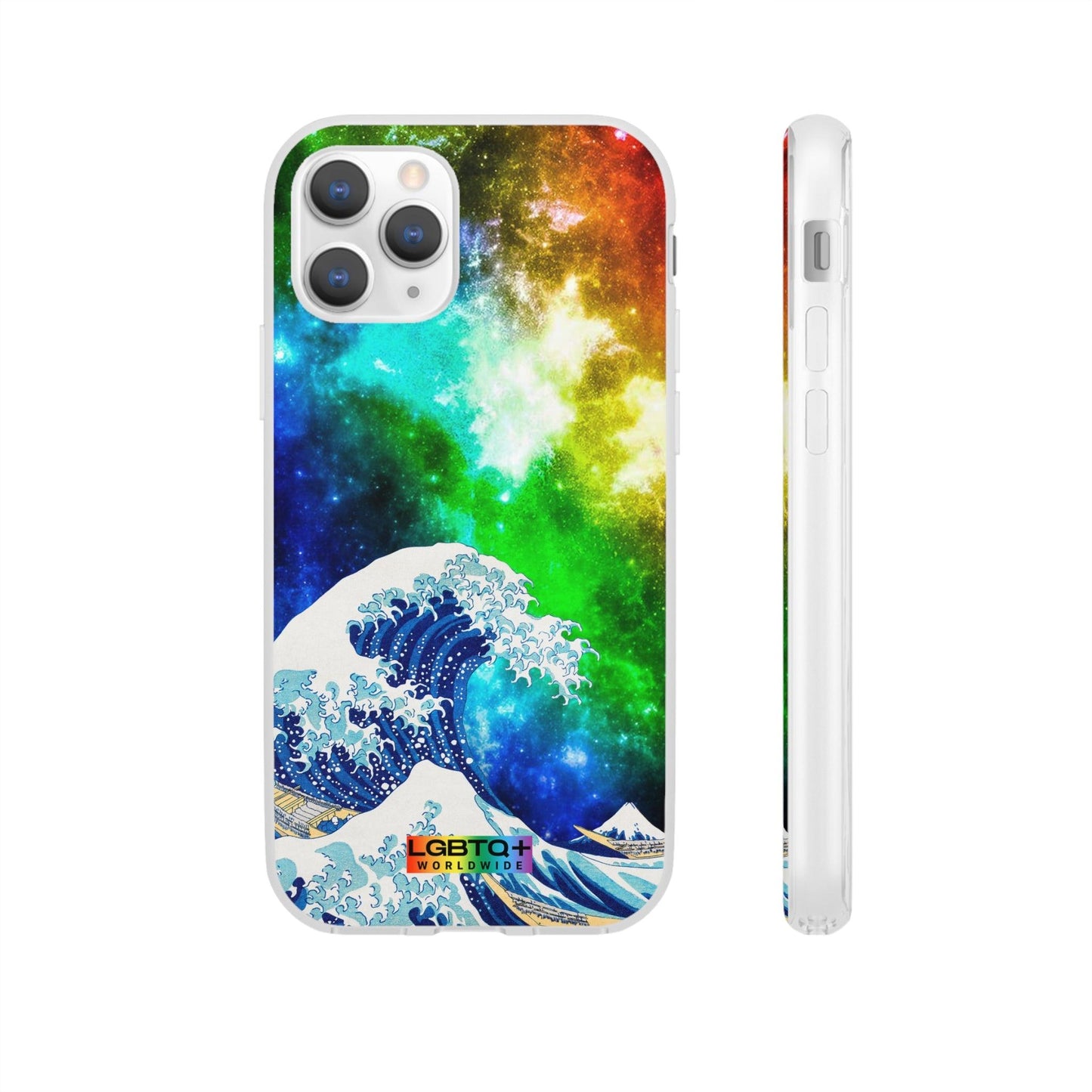 LGBTQWorldwide - ,,WELLE" Flexible Handyhülle Accessories, Case, iPhone, iPhone Cases, Phone accessory, Phone Cases, Samsung Cases, silikon, Valentine's Day promotion lgbtq Bekleidung Accessoires unisex Zubehör