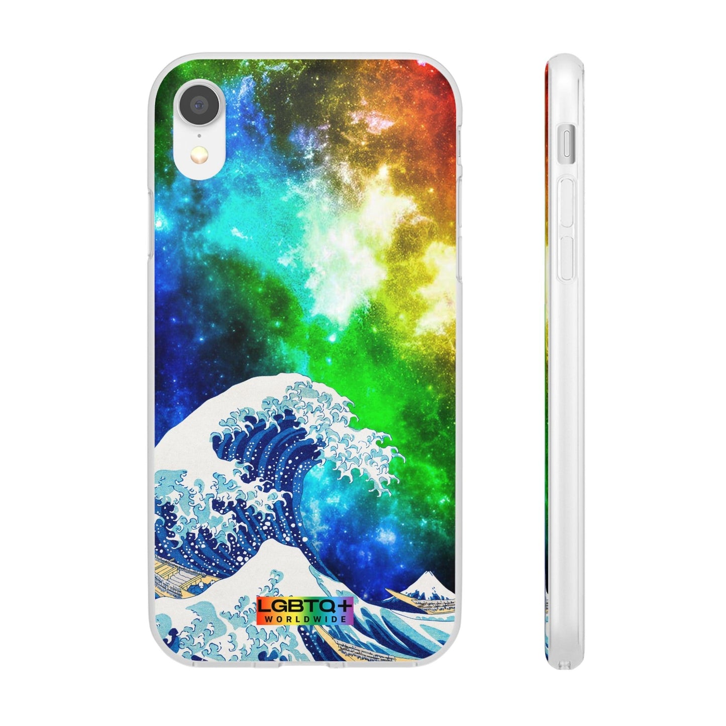 LGBTQWorldwide - ,,WELLE" Flexible Handyhülle Accessories, Case, iPhone, iPhone Cases, Phone accessory, Phone Cases, Samsung Cases, silikon, Valentine's Day promotion lgbtq Bekleidung Accessoires unisex Zubehör