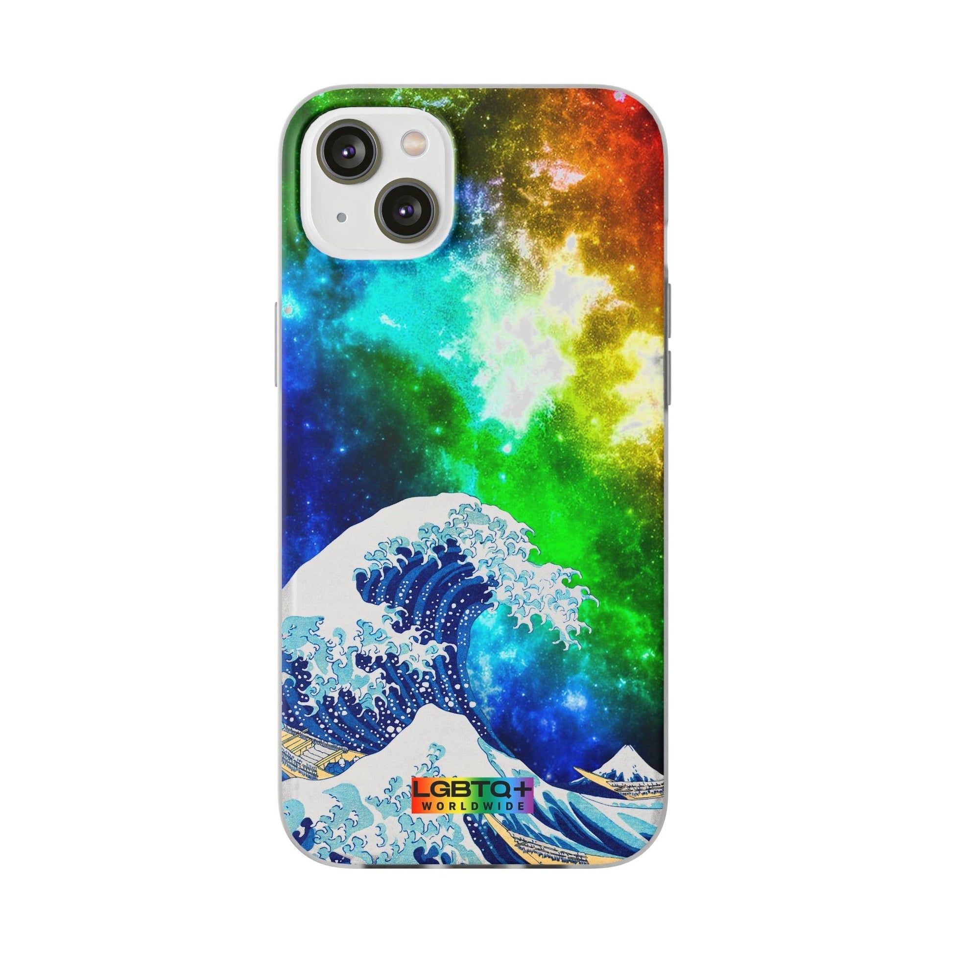 LGBTQWorldwide - ,,WELLE" Flexible Handyhülle Accessories, Case, iPhone, iPhone Cases, Phone accessory, Phone Cases, Samsung Cases, silikon, Valentine's Day promotion lgbtq Bekleidung Accessoires unisex Zubehör