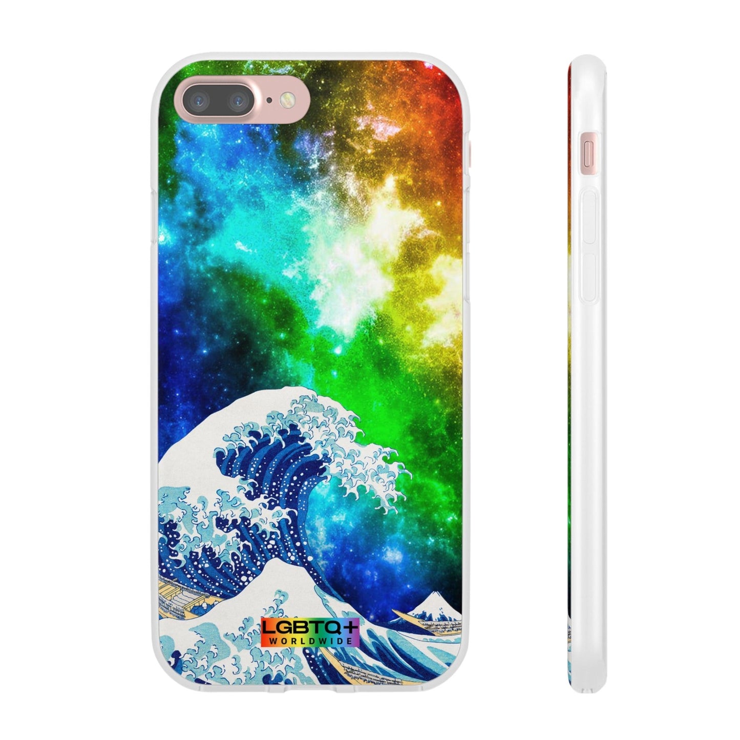 LGBTQWorldwide - ,,WELLE" Flexible Handyhülle Accessories, Case, iPhone, iPhone Cases, Phone accessory, Phone Cases, Samsung Cases, silikon, Valentine's Day promotion lgbtq Bekleidung Accessoires unisex Zubehör