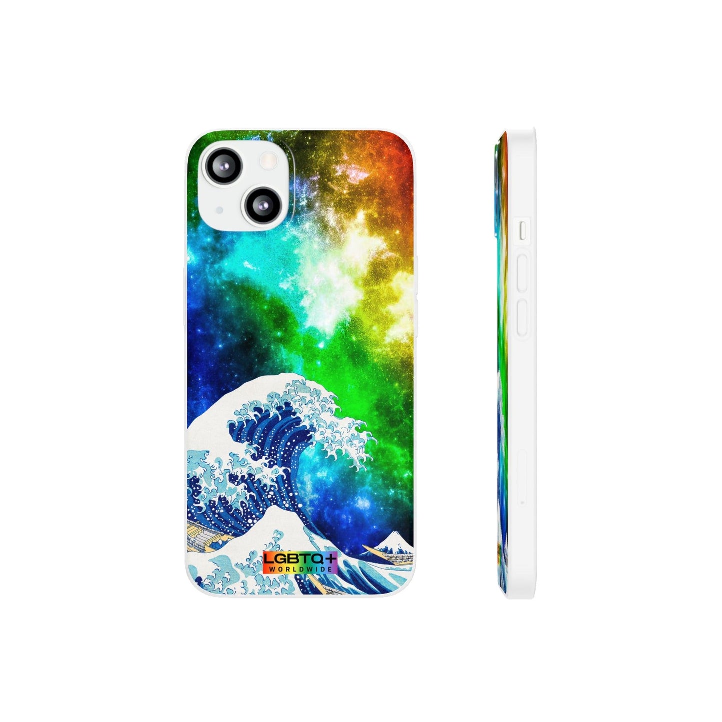 LGBTQWorldwide - ,,WELLE" Flexible Handyhülle Accessories, Case, iPhone, iPhone Cases, Phone accessory, Phone Cases, Samsung Cases, silikon, Valentine's Day promotion lgbtq Bekleidung Accessoires unisex Zubehör