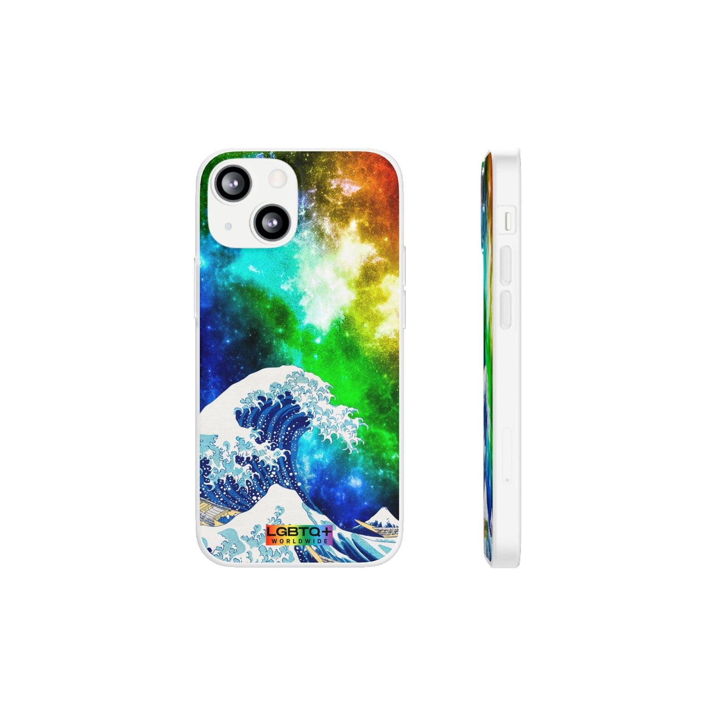 LGBTQWorldwide - ,,WELLE" Flexible Handyhülle Accessories, Case, iPhone, iPhone Cases, Phone accessory, Phone Cases, Samsung Cases, silikon, Valentine's Day promotion lgbtq Bekleidung Accessoires unisex Zubehör