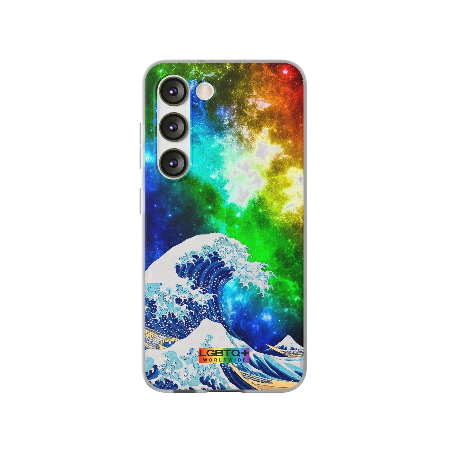 LGBTQWorldwide - ,,WELLE" Flexible Handyhülle Accessories, Case, iPhone, iPhone Cases, Phone accessory, Phone Cases, Samsung Cases, silikon, Valentine's Day promotion lgbtq Bekleidung Accessoires unisex Zubehör