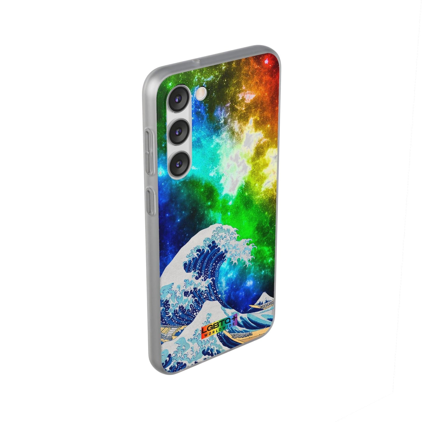 LGBTQWorldwide - ,,WELLE" Flexible Handyhülle Accessories, Case, iPhone, iPhone Cases, Phone accessory, Phone Cases, Samsung Cases, silikon, Valentine's Day promotion lgbtq Bekleidung Accessoires unisex Zubehör