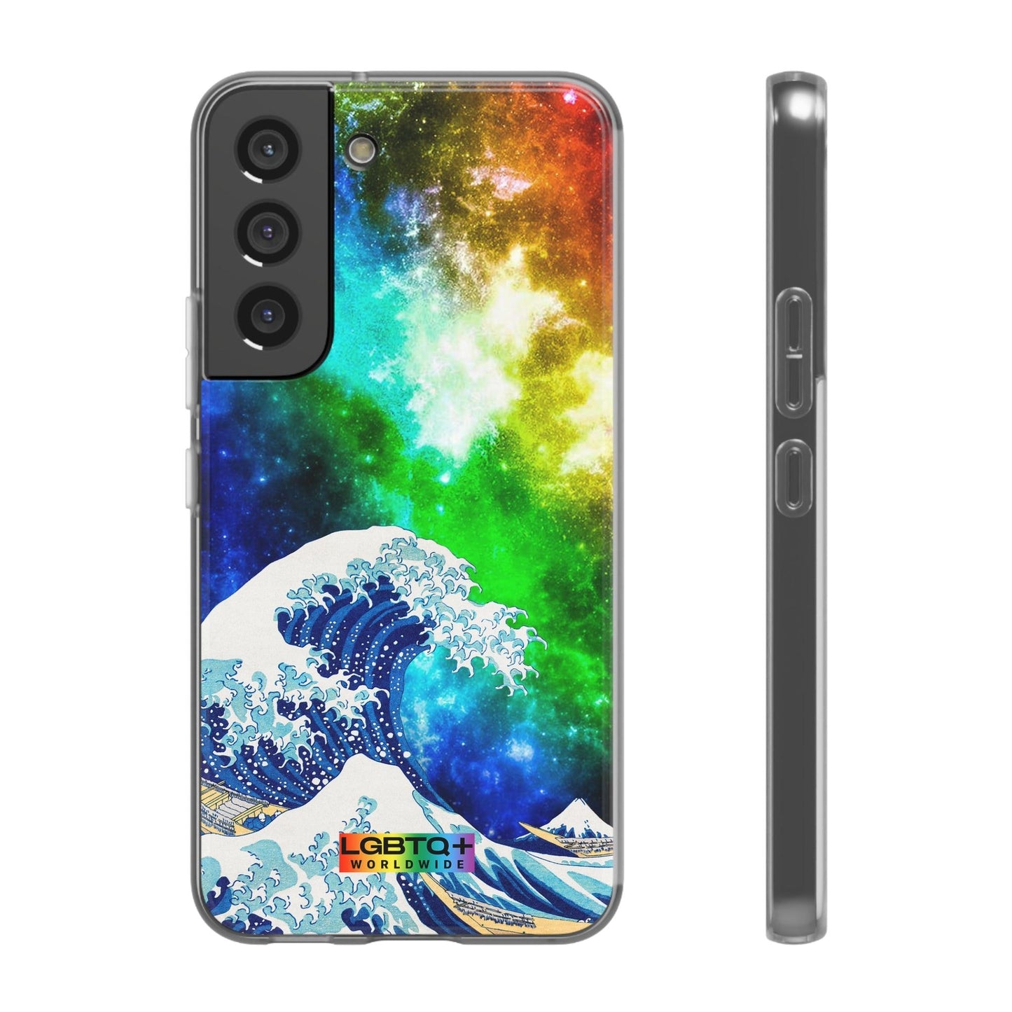 LGBTQWorldwide - ,,WELLE" Flexible Handyhülle Accessories, Case, iPhone, iPhone Cases, Phone accessory, Phone Cases, Samsung Cases, silikon, Valentine's Day promotion lgbtq Bekleidung Accessoires unisex Zubehör