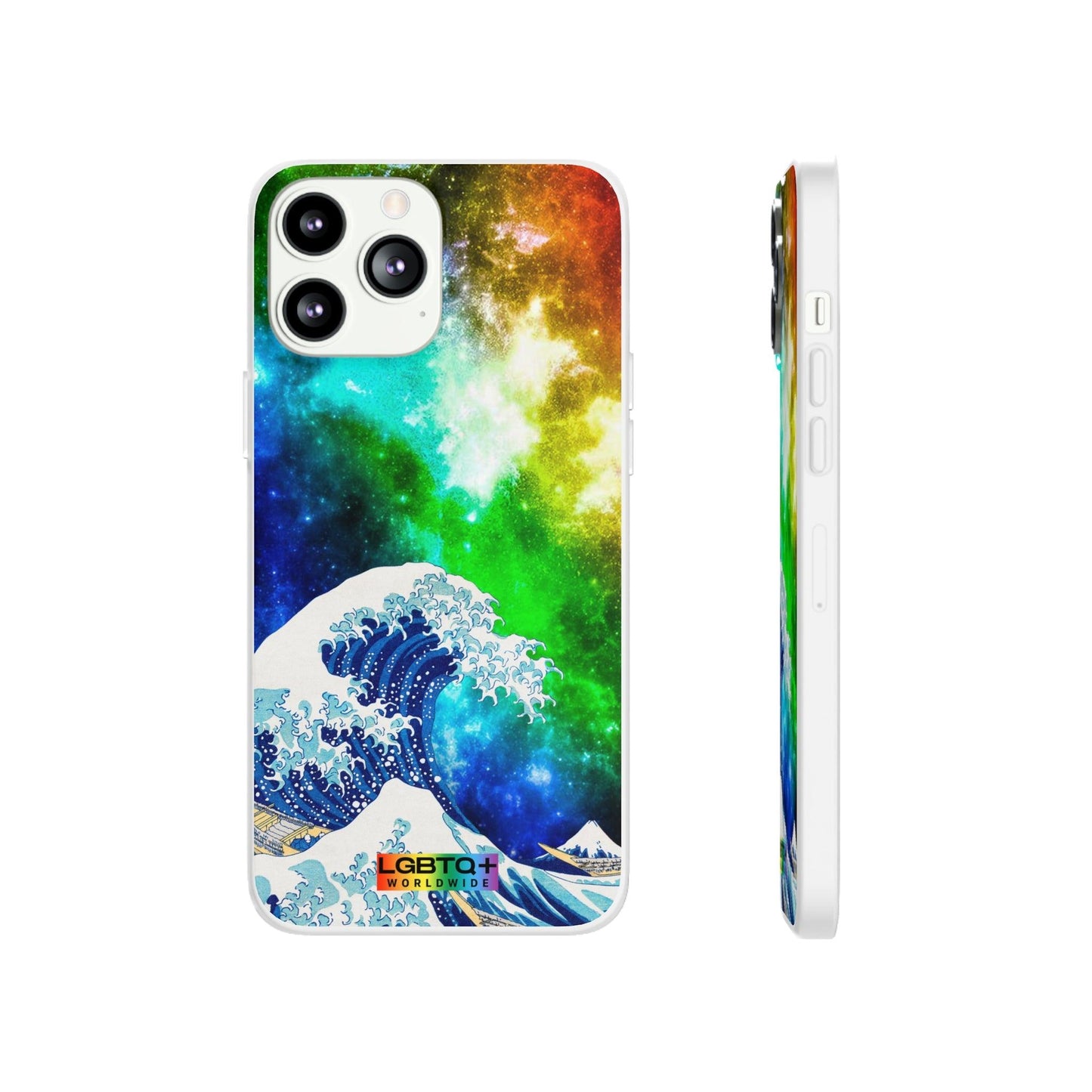 LGBTQWorldwide - ,,WELLE" Flexible Handyhülle Accessories, Case, iPhone, iPhone Cases, Phone accessory, Phone Cases, Samsung Cases, silikon, Valentine's Day promotion lgbtq Bekleidung Accessoires unisex Zubehör