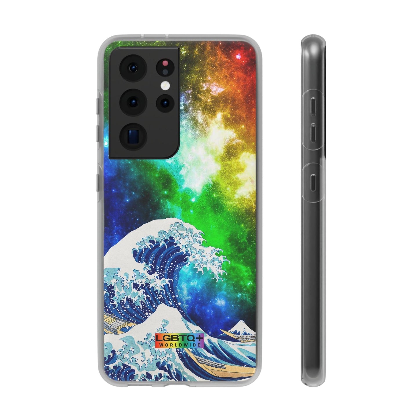 LGBTQWorldwide - ,,WELLE" Flexible Handyhülle Accessories, Case, iPhone, iPhone Cases, Phone accessory, Phone Cases, Samsung Cases, silikon, Valentine's Day promotion lgbtq Bekleidung Accessoires unisex Zubehör