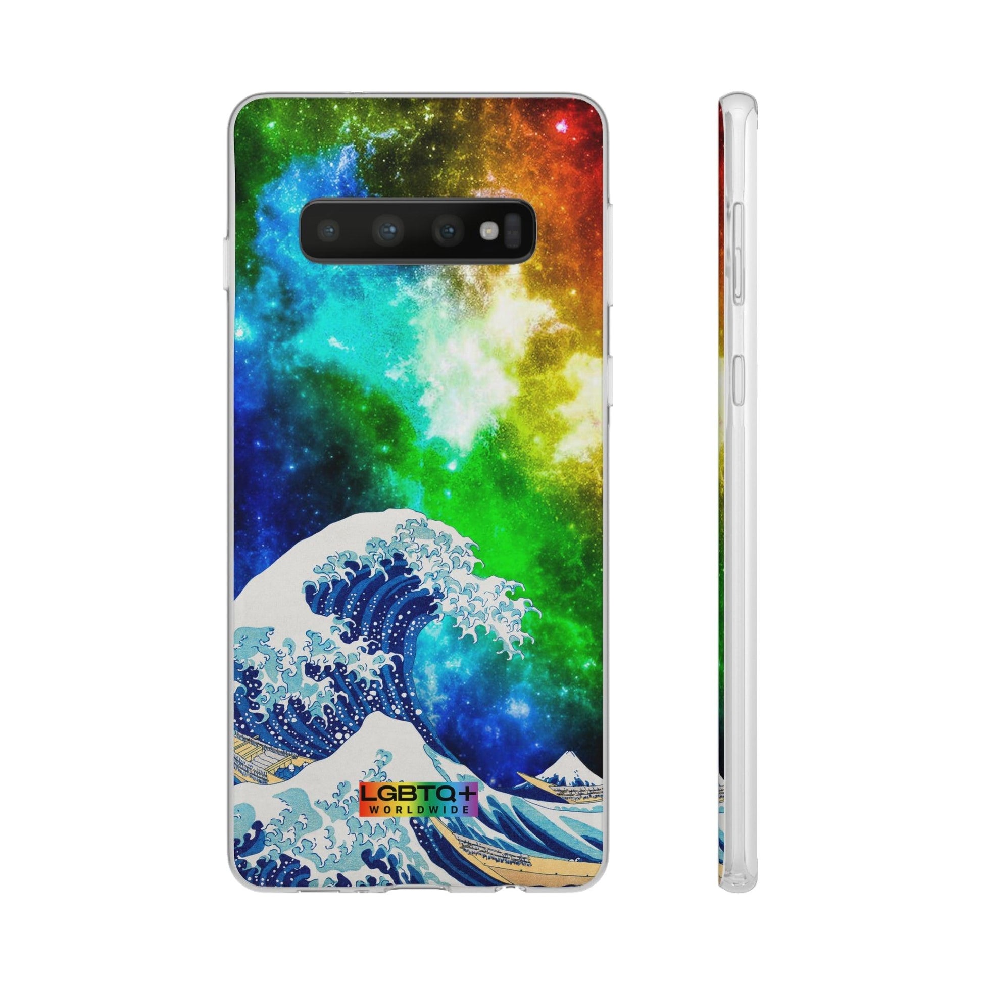 LGBTQWorldwide - ,,WELLE" Flexible Handyhülle Accessories, Case, iPhone, iPhone Cases, Phone accessory, Phone Cases, Samsung Cases, silikon, Valentine's Day promotion lgbtq Bekleidung Accessoires unisex Zubehör