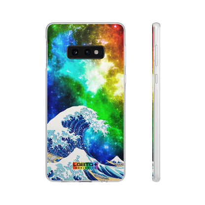 LGBTQWorldwide - ,,WELLE" Flexible Handyhülle Accessories, Case, iPhone, iPhone Cases, Phone accessory, Phone Cases, Samsung Cases, silikon, Valentine's Day promotion lgbtq Bekleidung Accessoires unisex Zubehör