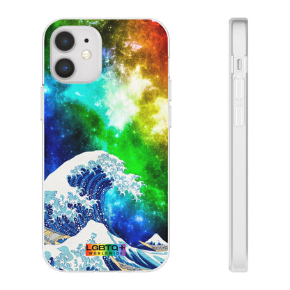 LGBTQWorldwide - ,,WELLE" Flexible Handyhülle Accessories, Case, iPhone, iPhone Cases, Phone accessory, Phone Cases, Samsung Cases, silikon, Valentine's Day promotion lgbtq Bekleidung Accessoires unisex Zubehör