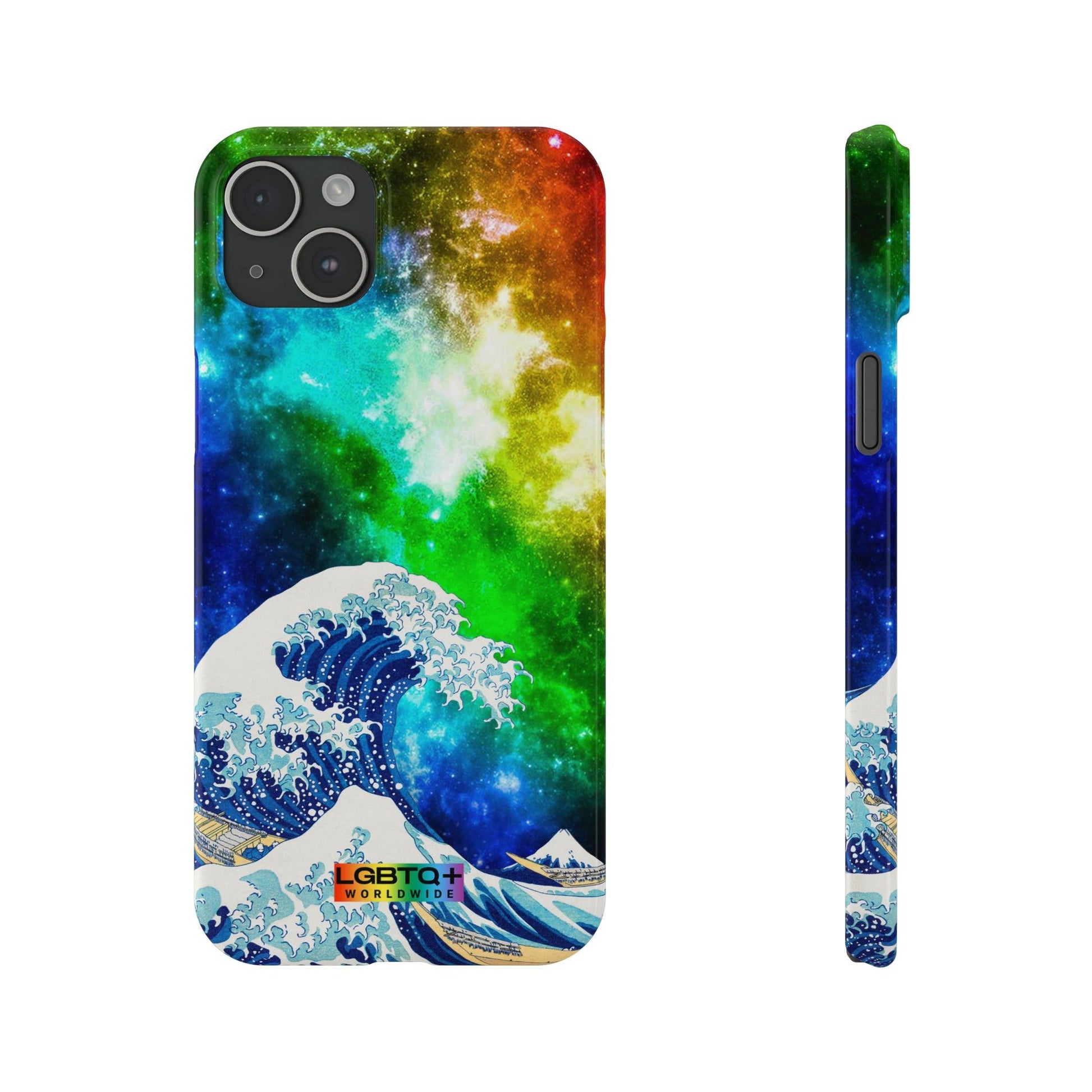 LGBTQWorldwide - ,,WELLE" Handyhülle Accessories, Back-to-School, card, Glossy, iPhone, iPhone Cases, Phone accessory, Phone Cases, Samsung Cases, Slim lgbtq Bekleidung Accessoires unisex Zubehör