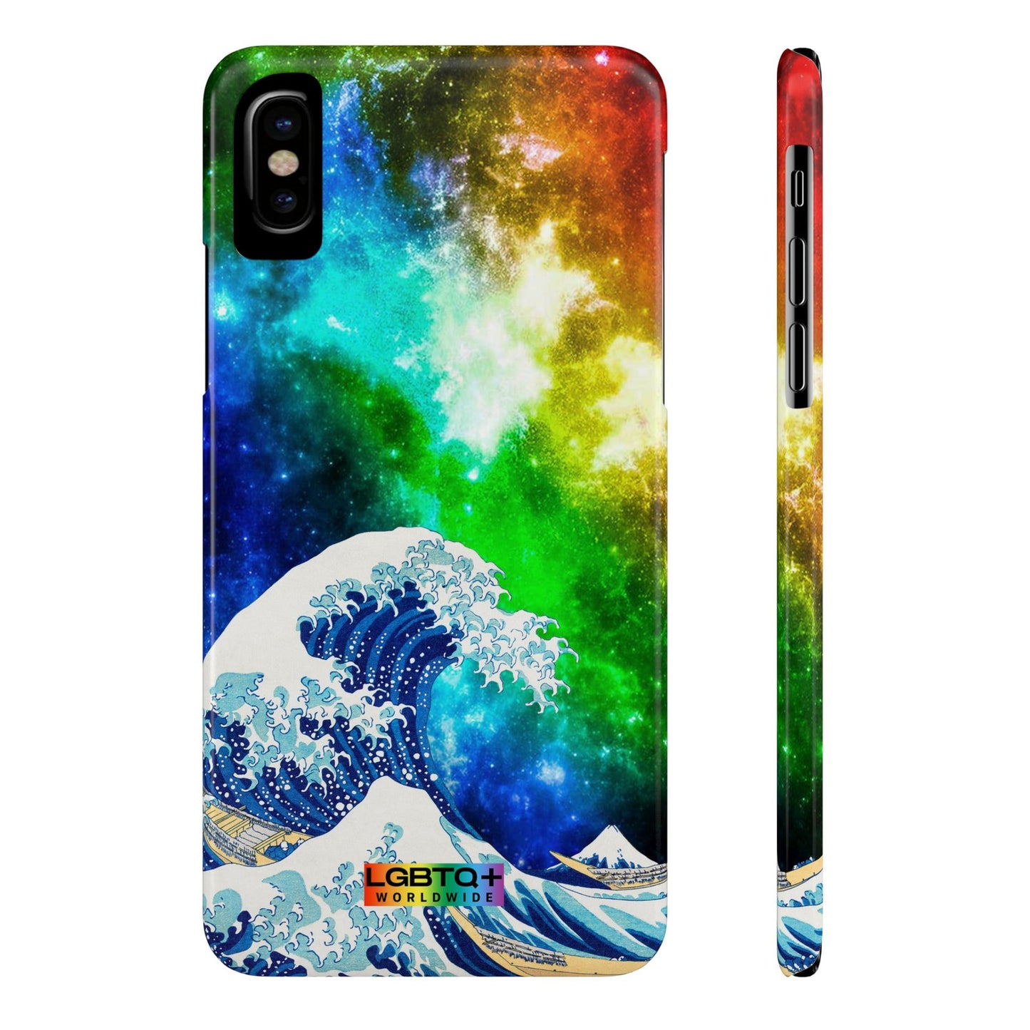 LGBTQWorldwide - ,,WELLE" Handyhülle Accessories, Back-to-School, card, Glossy, iPhone, iPhone Cases, Phone accessory, Phone Cases, Samsung Cases, Slim lgbtq Bekleidung Accessoires unisex Zubehör