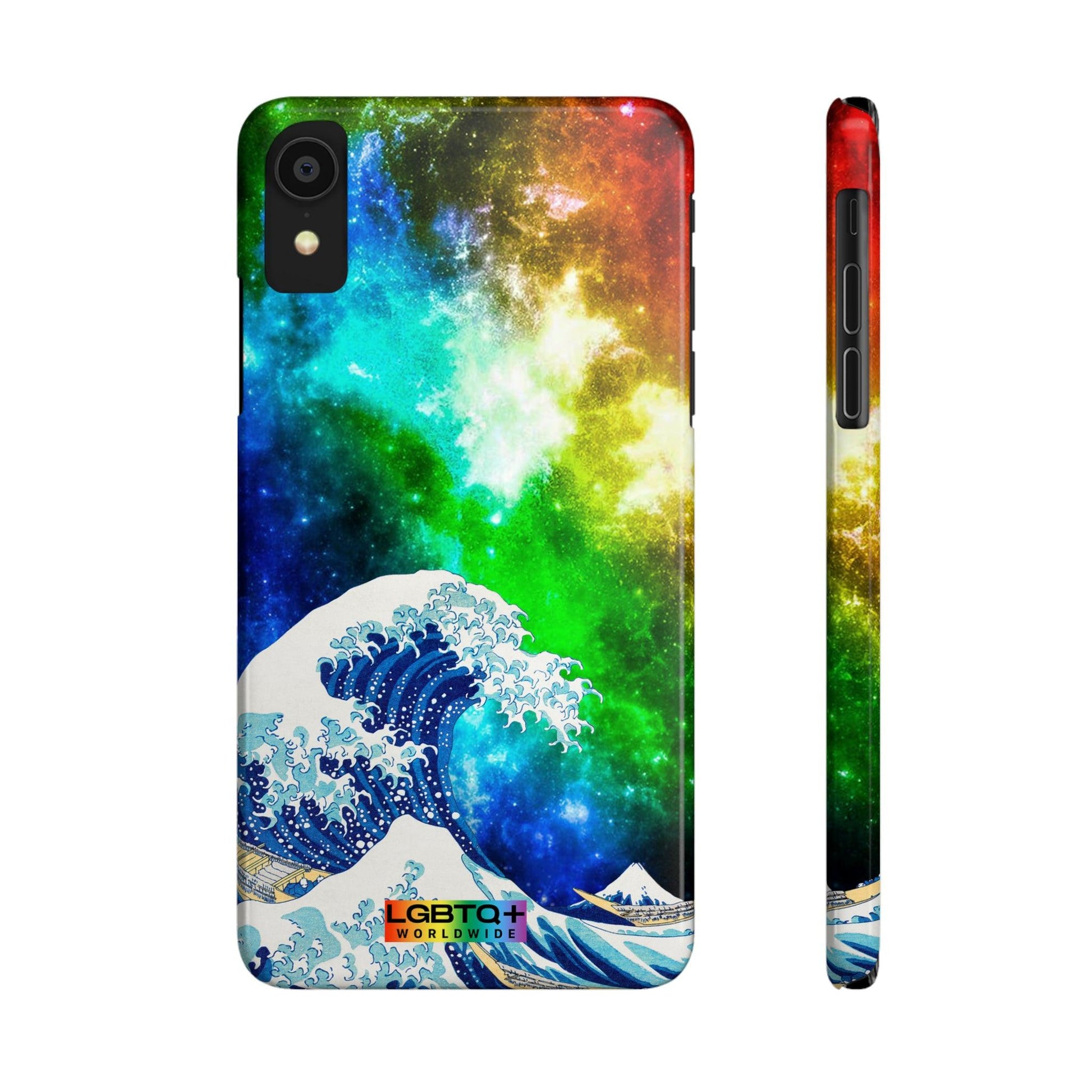 LGBTQWorldwide - ,,WELLE" Handyhülle Accessories, Back-to-School, card, Glossy, iPhone, iPhone Cases, Phone accessory, Phone Cases, Samsung Cases, Slim lgbtq Bekleidung Accessoires unisex Zubehör