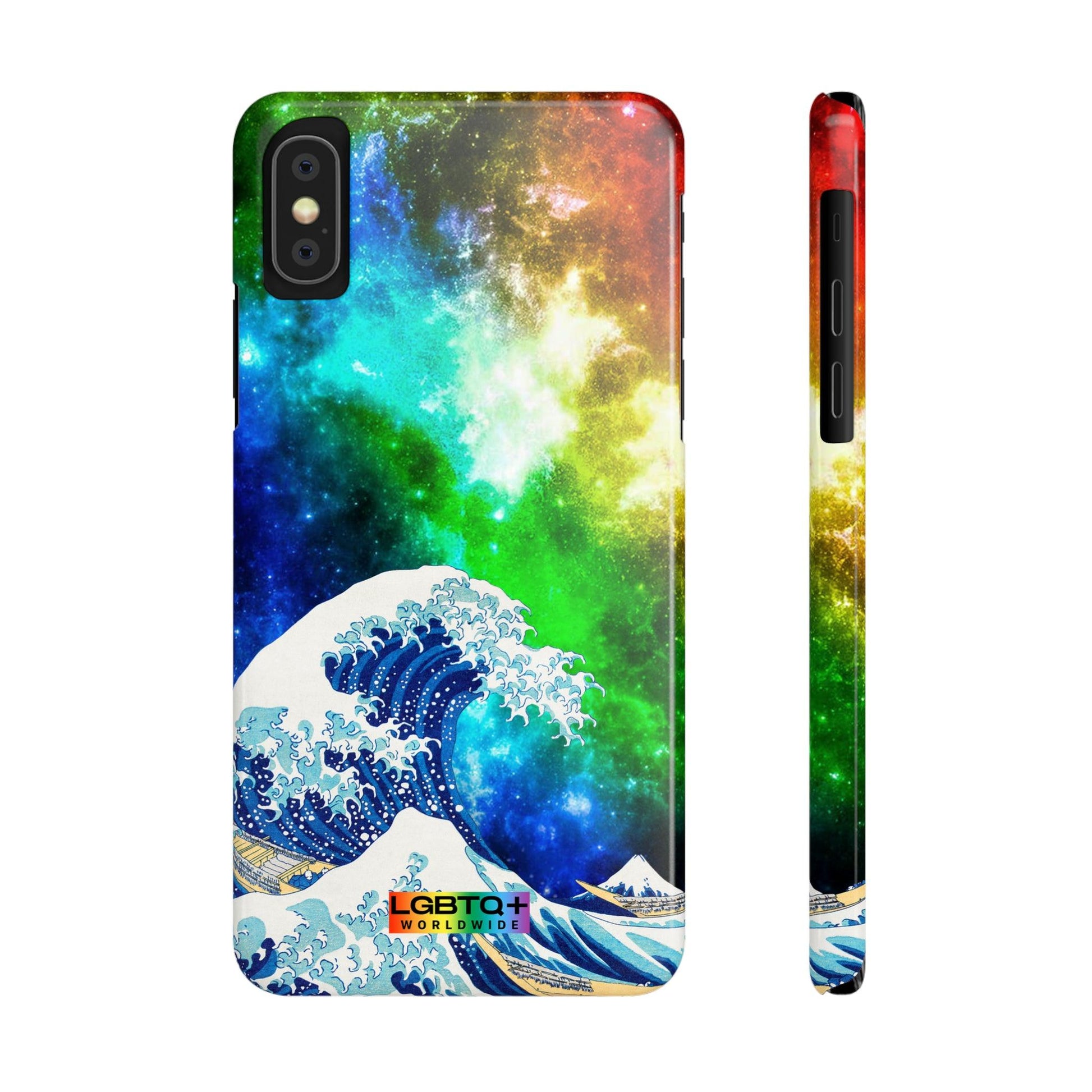 LGBTQWorldwide - ,,WELLE" Handyhülle Accessories, Back-to-School, card, Glossy, iPhone, iPhone Cases, Phone accessory, Phone Cases, Samsung Cases, Slim lgbtq Bekleidung Accessoires unisex Zubehör