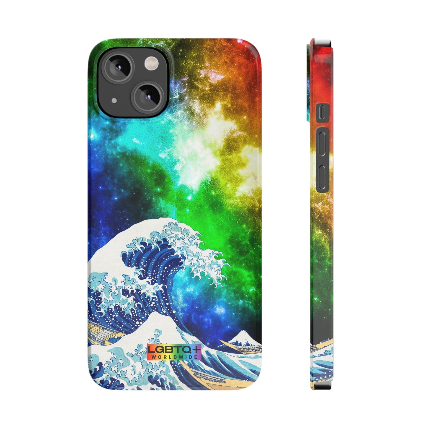 LGBTQWorldwide - ,,WELLE" Handyhülle Accessories, Back-to-School, card, Glossy, iPhone, iPhone Cases, Phone accessory, Phone Cases, Samsung Cases, Slim lgbtq Bekleidung Accessoires unisex Zubehör