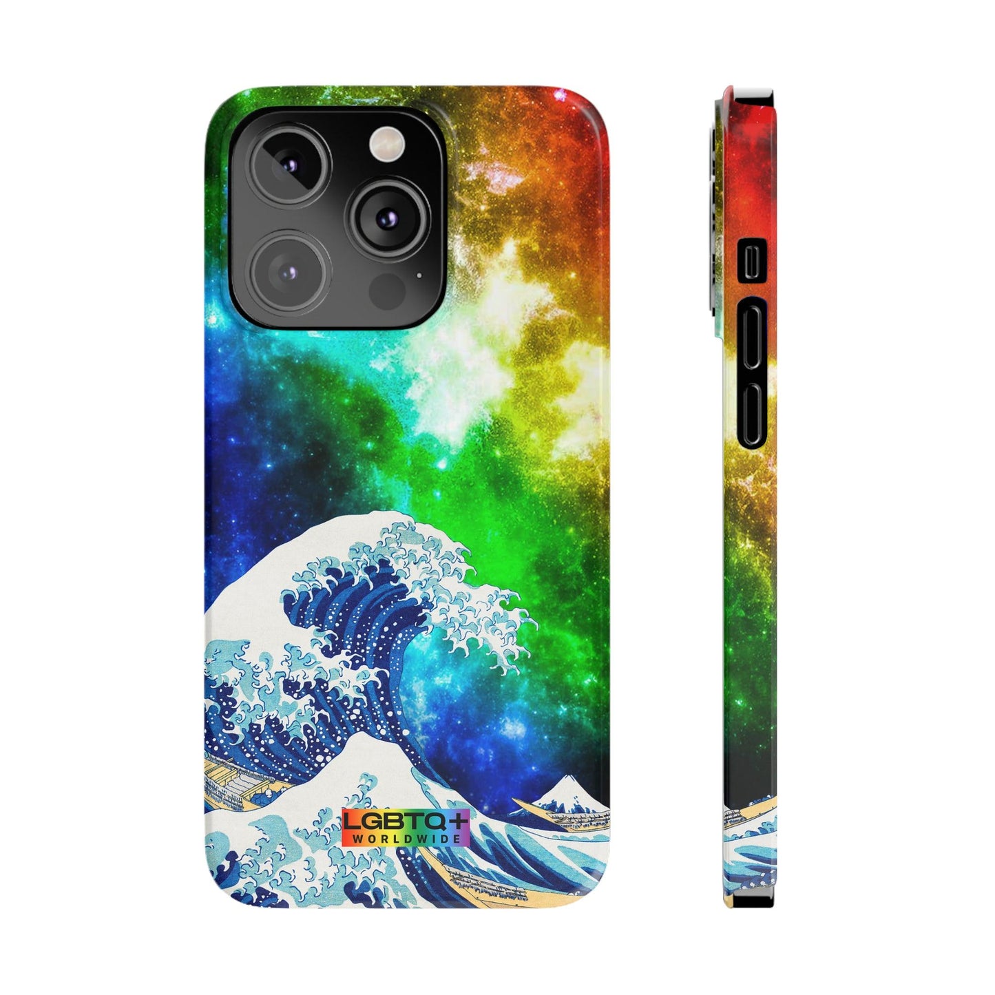 LGBTQWorldwide - ,,WELLE" Handyhülle Accessories, Back-to-School, card, Glossy, iPhone, iPhone Cases, Phone accessory, Phone Cases, Samsung Cases, Slim lgbtq Bekleidung Accessoires unisex Zubehör