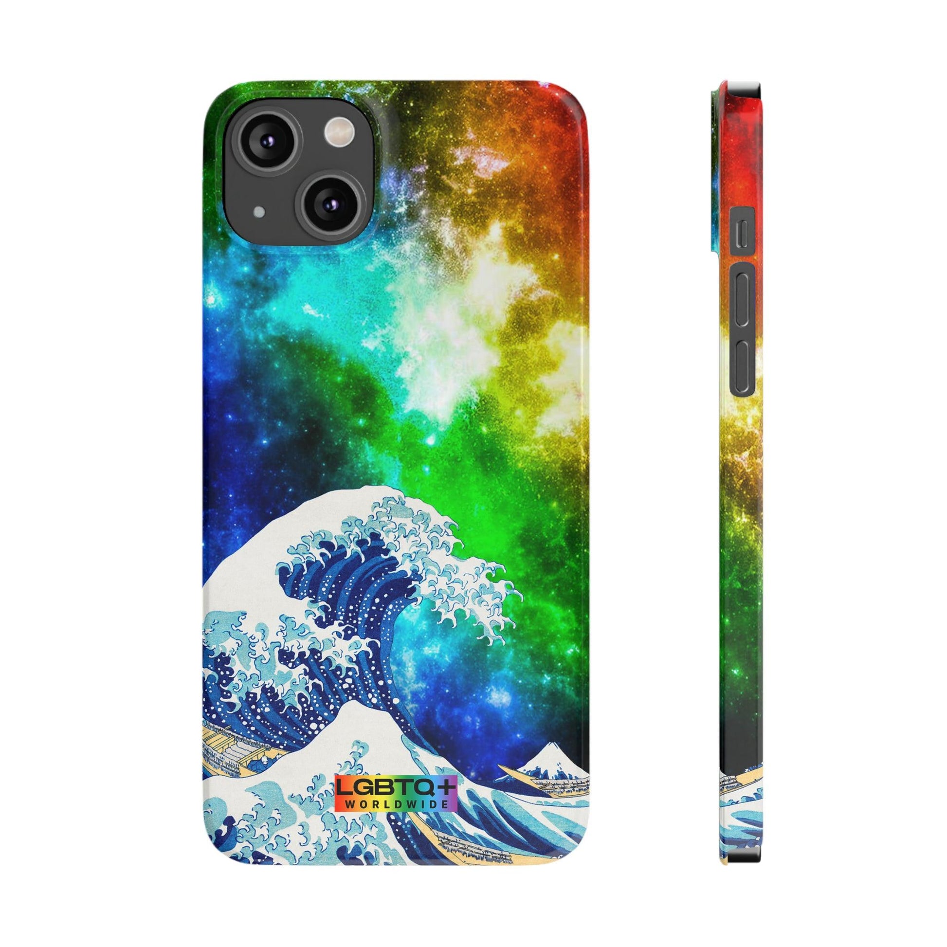 LGBTQWorldwide - ,,WELLE" Handyhülle Accessories, Back-to-School, card, Glossy, iPhone, iPhone Cases, Phone accessory, Phone Cases, Samsung Cases, Slim lgbtq Bekleidung Accessoires unisex Zubehör