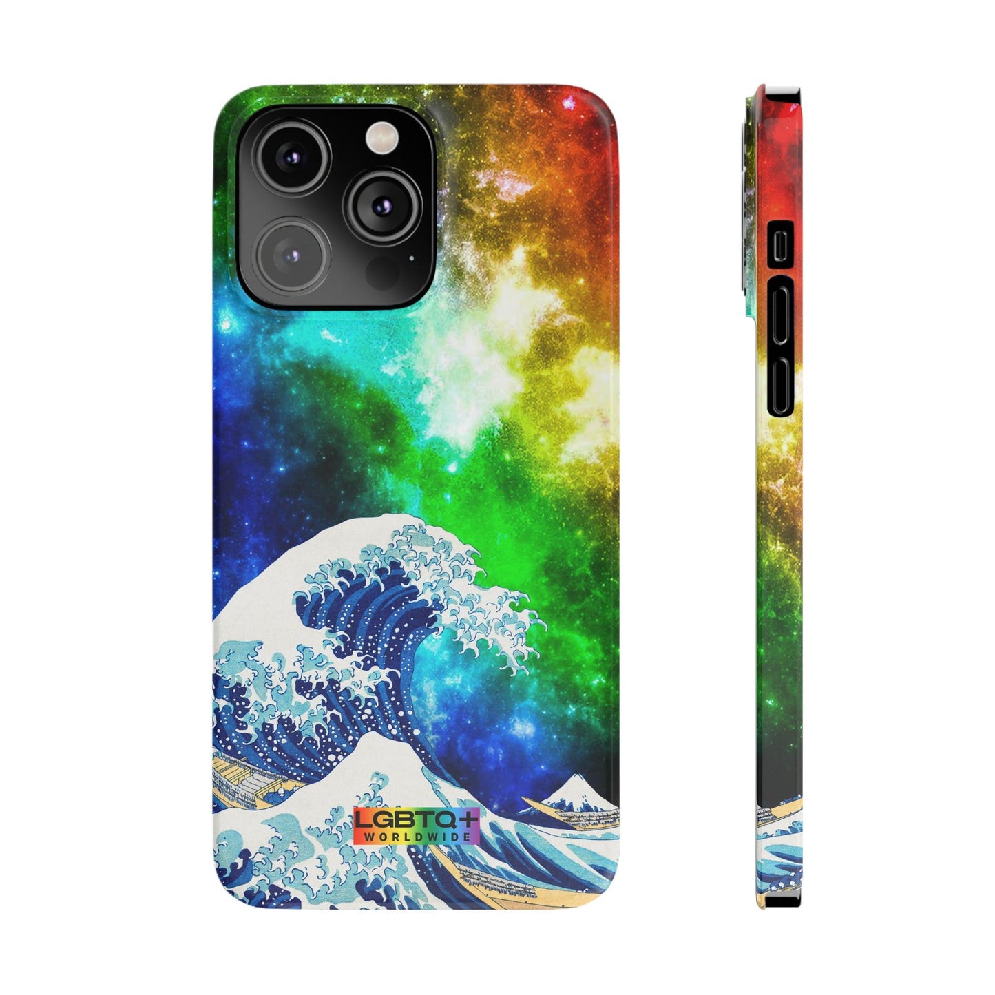 LGBTQWorldwide - ,,WELLE" Handyhülle Accessories, Back-to-School, card, Glossy, iPhone, iPhone Cases, Phone accessory, Phone Cases, Samsung Cases, Slim lgbtq Bekleidung Accessoires unisex Zubehör