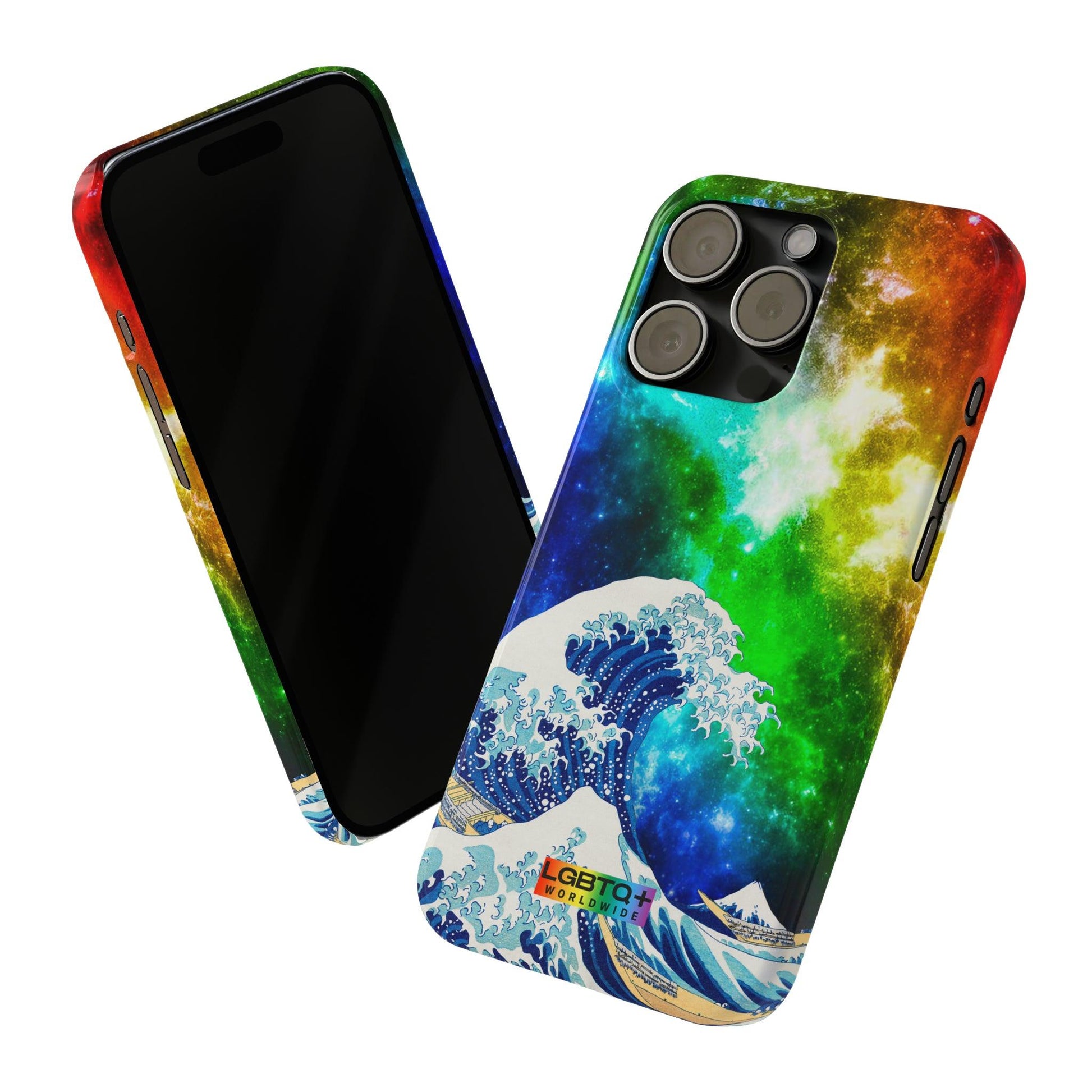 LGBTQWorldwide - ,,WELLE" Handyhülle Accessories, Back-to-School, card, Glossy, iPhone, iPhone Cases, Phone accessory, Phone Cases, Samsung Cases, Slim lgbtq Bekleidung Accessoires unisex Zubehör