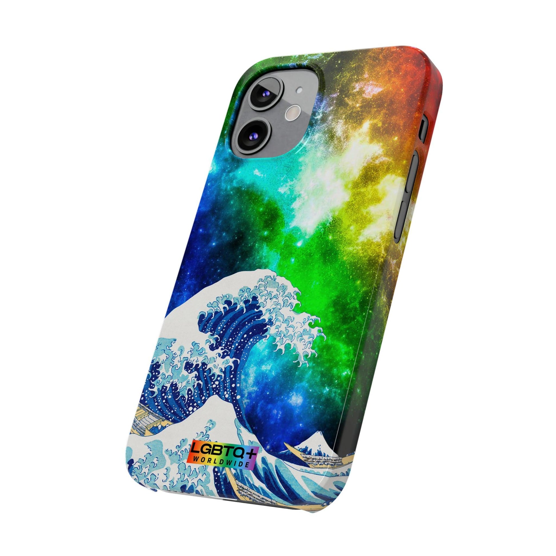 LGBTQWorldwide - ,,WELLE" Handyhülle Accessories, Back-to-School, card, Glossy, iPhone, iPhone Cases, Phone accessory, Phone Cases, Samsung Cases, Slim lgbtq Bekleidung Accessoires unisex Zubehör