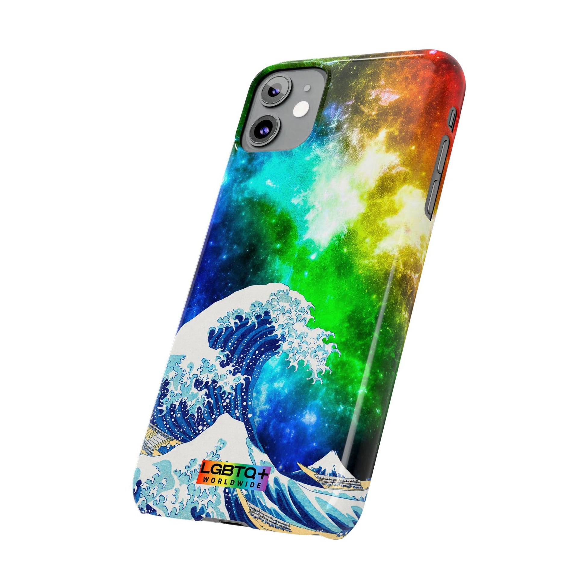 LGBTQWorldwide - ,,WELLE" Handyhülle Accessories, Back-to-School, card, Glossy, iPhone, iPhone Cases, Phone accessory, Phone Cases, Samsung Cases, Slim lgbtq Bekleidung Accessoires unisex Zubehör