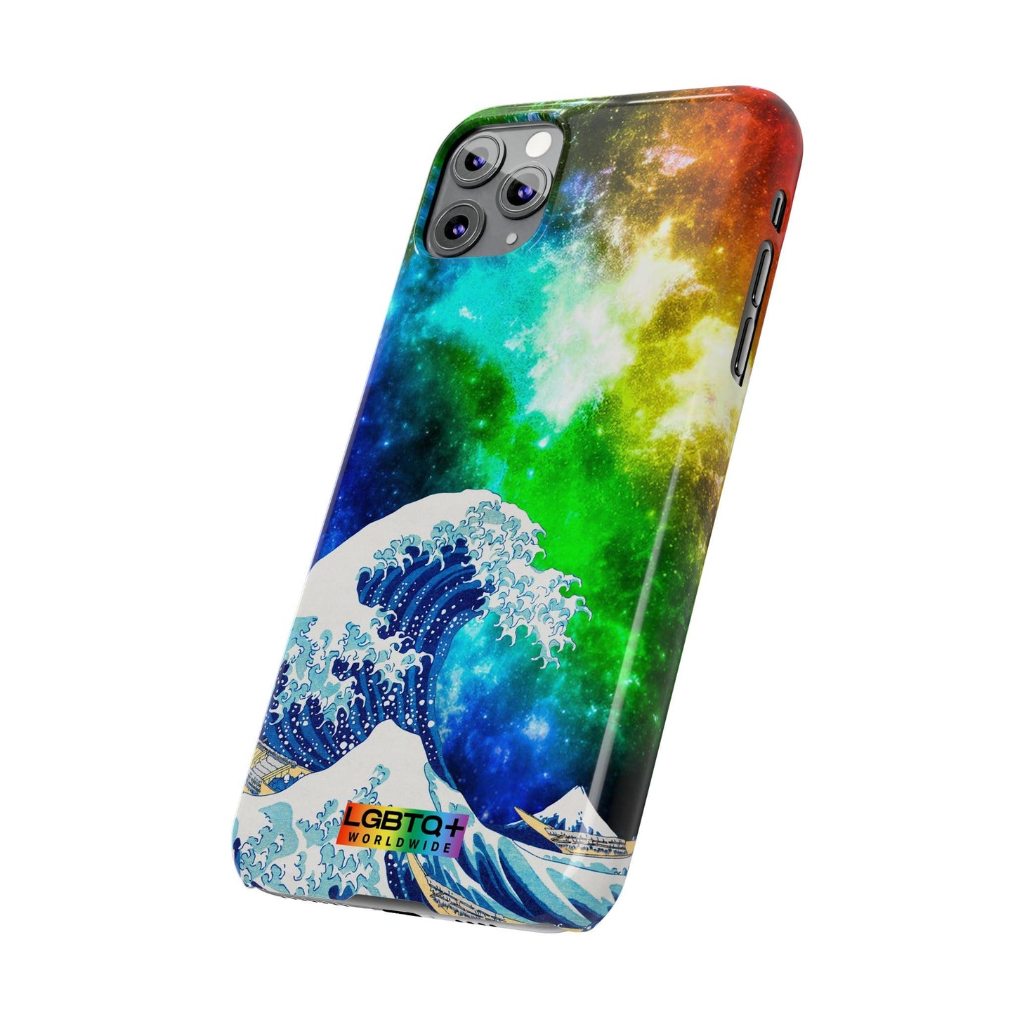 LGBTQWorldwide - ,,WELLE" Handyhülle Accessories, Back-to-School, card, Glossy, iPhone, iPhone Cases, Phone accessory, Phone Cases, Samsung Cases, Slim lgbtq Bekleidung Accessoires unisex Zubehör