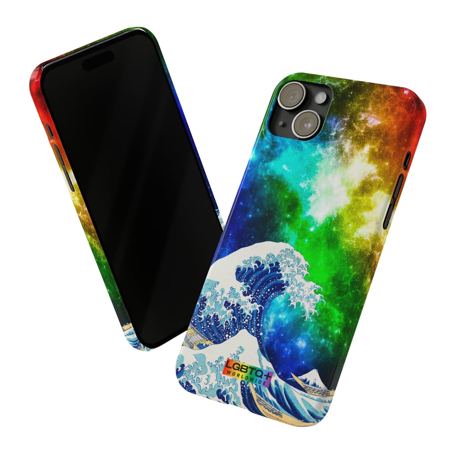 LGBTQWorldwide - ,,WELLE" Handyhülle Accessories, Back-to-School, card, Glossy, iPhone, iPhone Cases, Phone accessory, Phone Cases, Samsung Cases, Slim lgbtq Bekleidung Accessoires unisex Zubehör