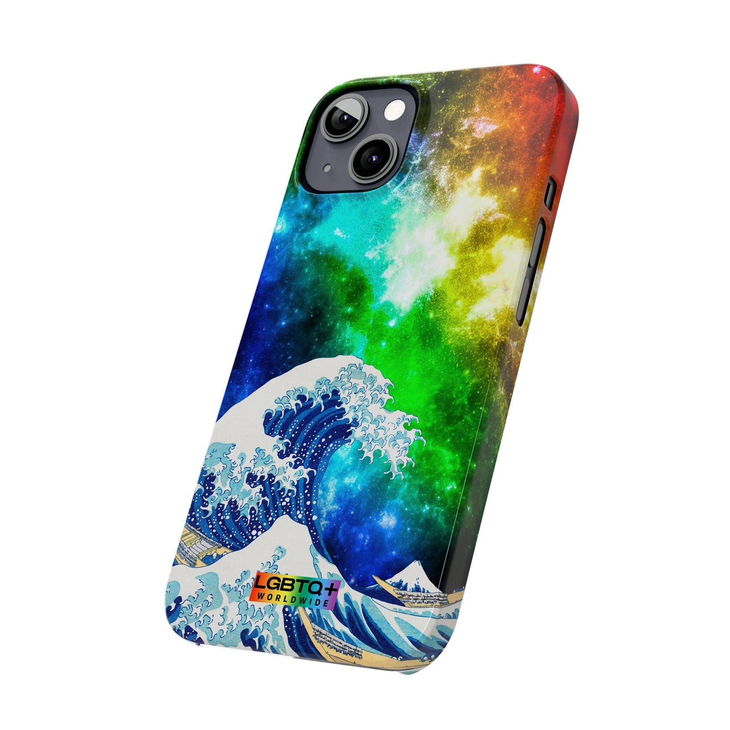 LGBTQWorldwide - ,,WELLE" Handyhülle Accessories, Back-to-School, card, Glossy, iPhone, iPhone Cases, Phone accessory, Phone Cases, Samsung Cases, Slim lgbtq Bekleidung Accessoires unisex Zubehör