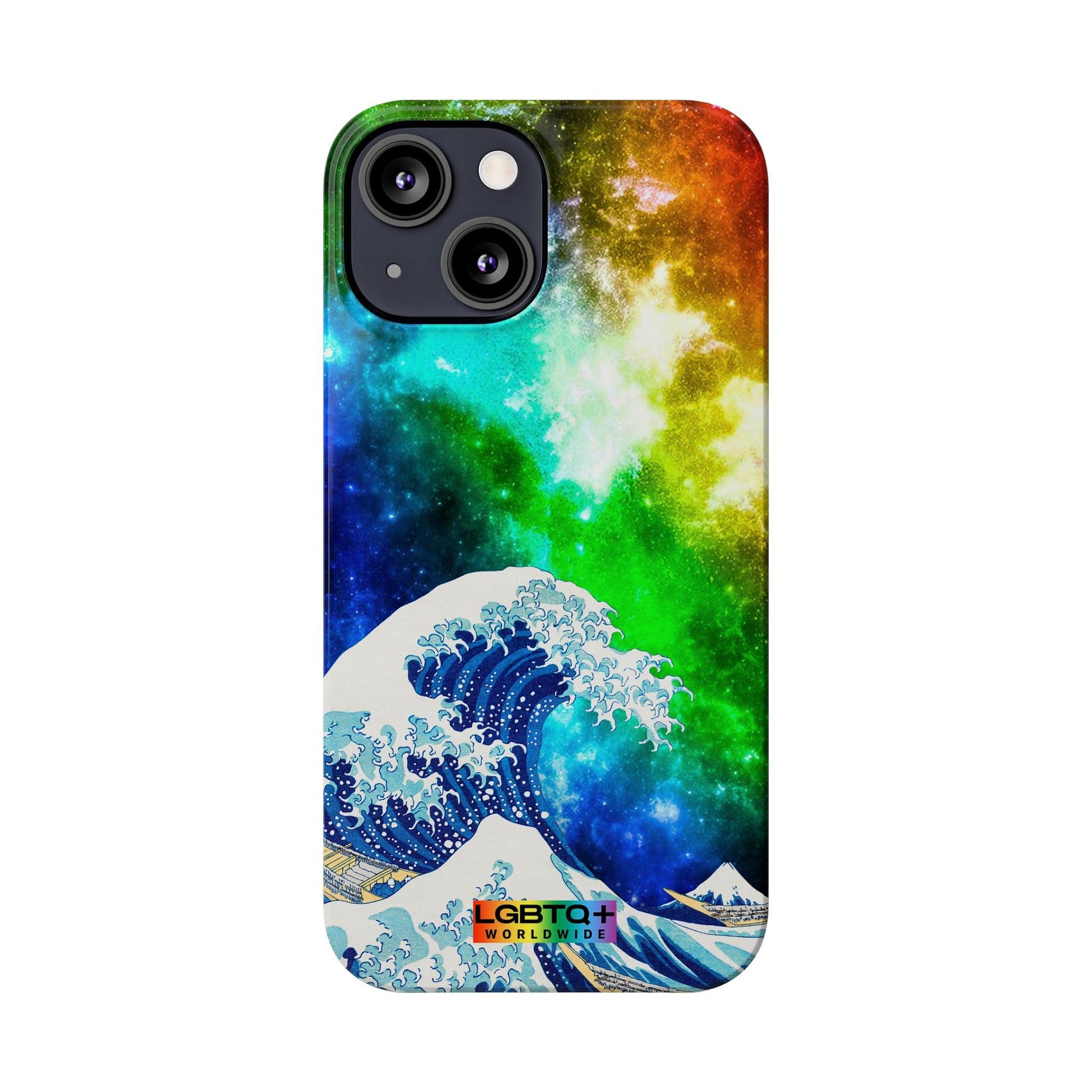 LGBTQWorldwide - ,,WELLE" Handyhülle Accessories, Back-to-School, card, Glossy, iPhone, iPhone Cases, Phone accessory, Phone Cases, Samsung Cases, Slim lgbtq Bekleidung Accessoires unisex Zubehör