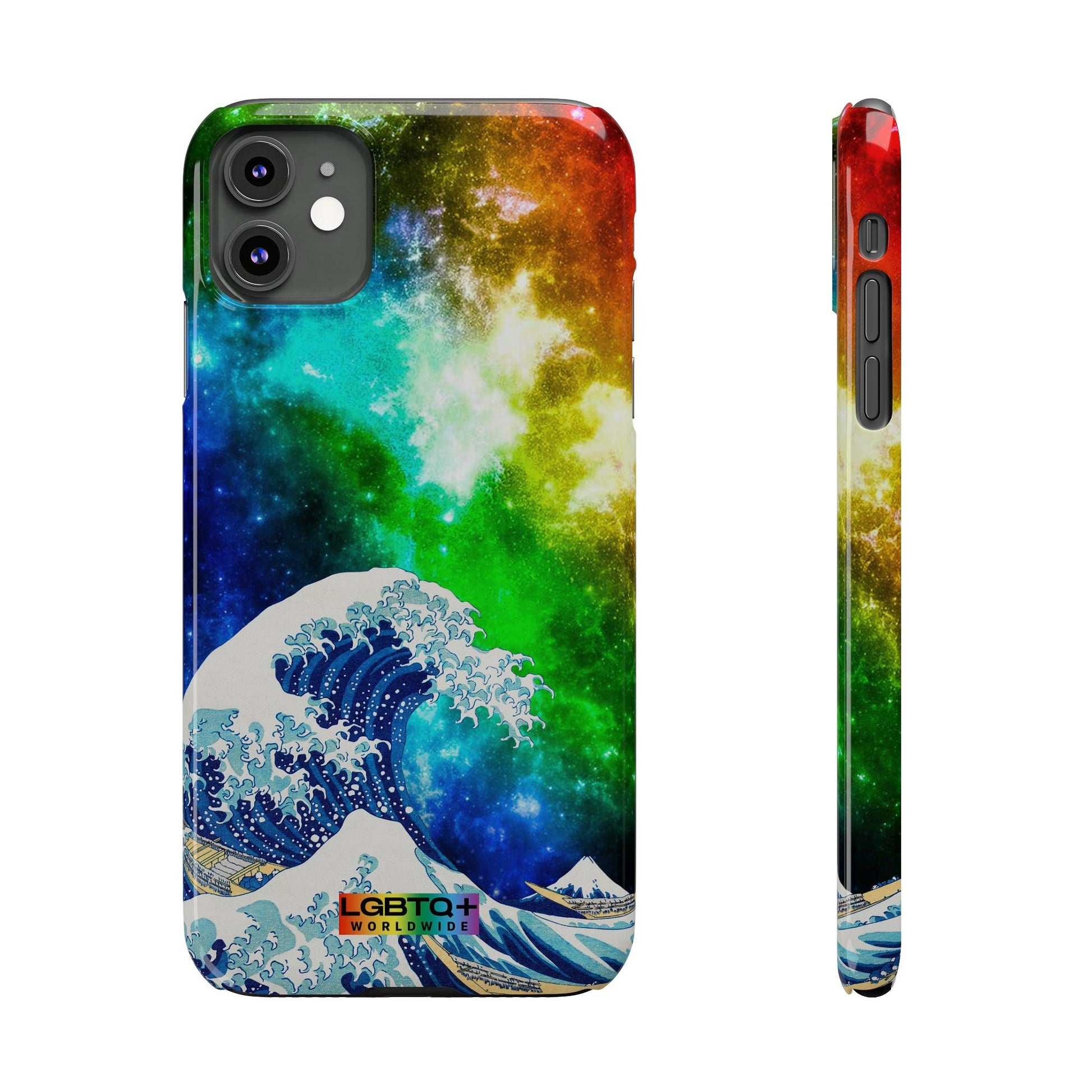 LGBTQWorldwide - ,,WELLE" Handyhülle Accessories, Back-to-School, card, Glossy, iPhone, iPhone Cases, Phone accessory, Phone Cases, Samsung Cases, Slim lgbtq Bekleidung Accessoires unisex Zubehör