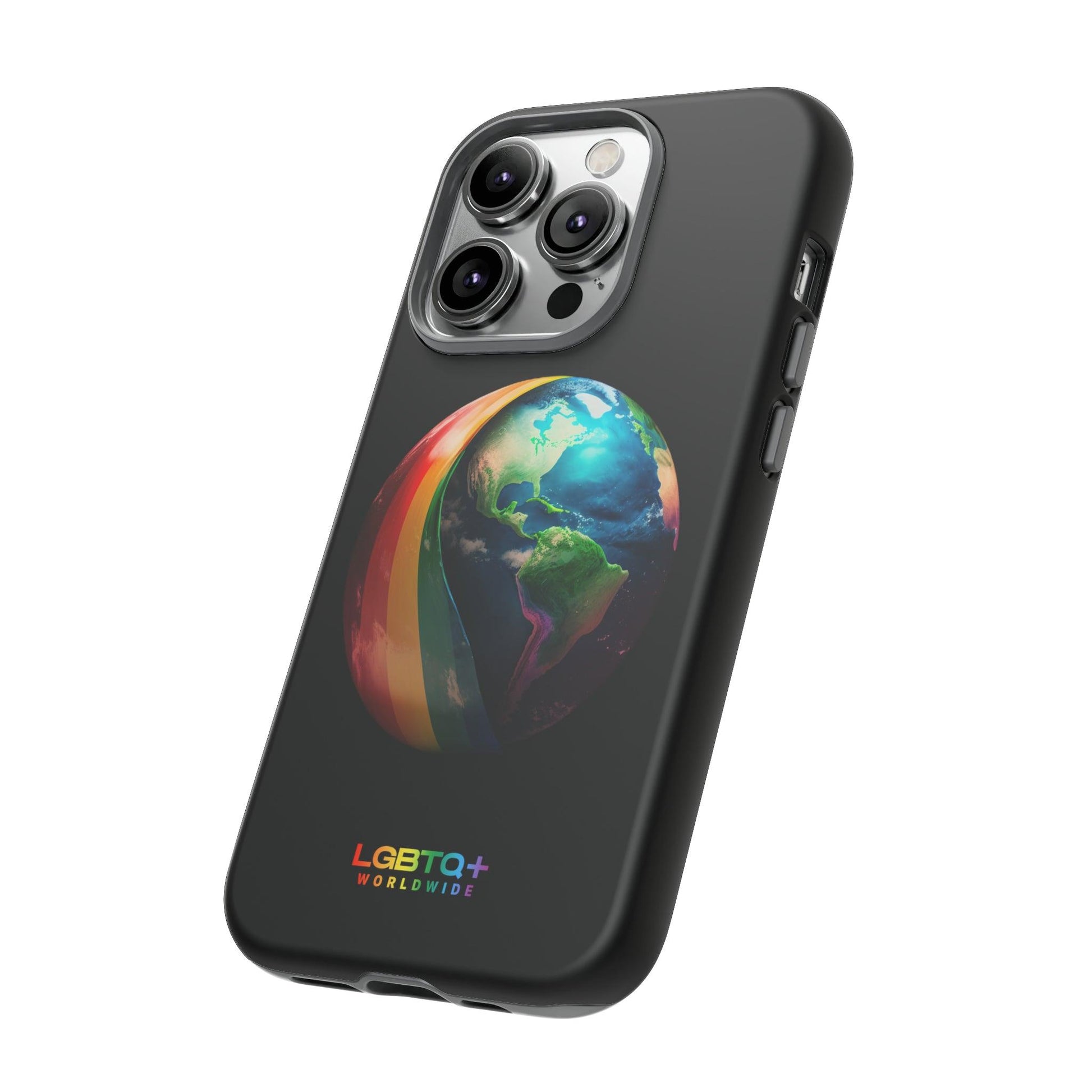 LGBTQWorldwide - ,,WELT" Doppelgehäuse Handyhülle Accessories, Glossy, iPhone Cases, Matte, Phone accessory, Phone Cases, Samsung Cases, tough, Valentine's Day Picks lgbtq Bekleidung Accessoires unisex Zubehör