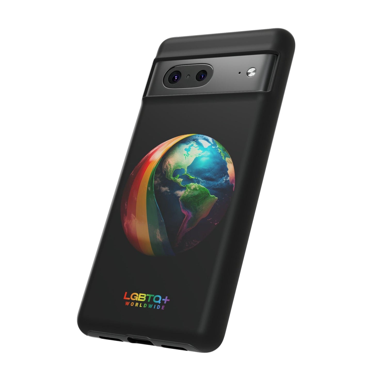 LGBTQWorldwide - ,,WELT" Doppelgehäuse Handyhülle Accessories, Glossy, iPhone Cases, Matte, Phone accessory, Phone Cases, Samsung Cases, tough, Valentine's Day Picks lgbtq Bekleidung Accessoires unisex Zubehör