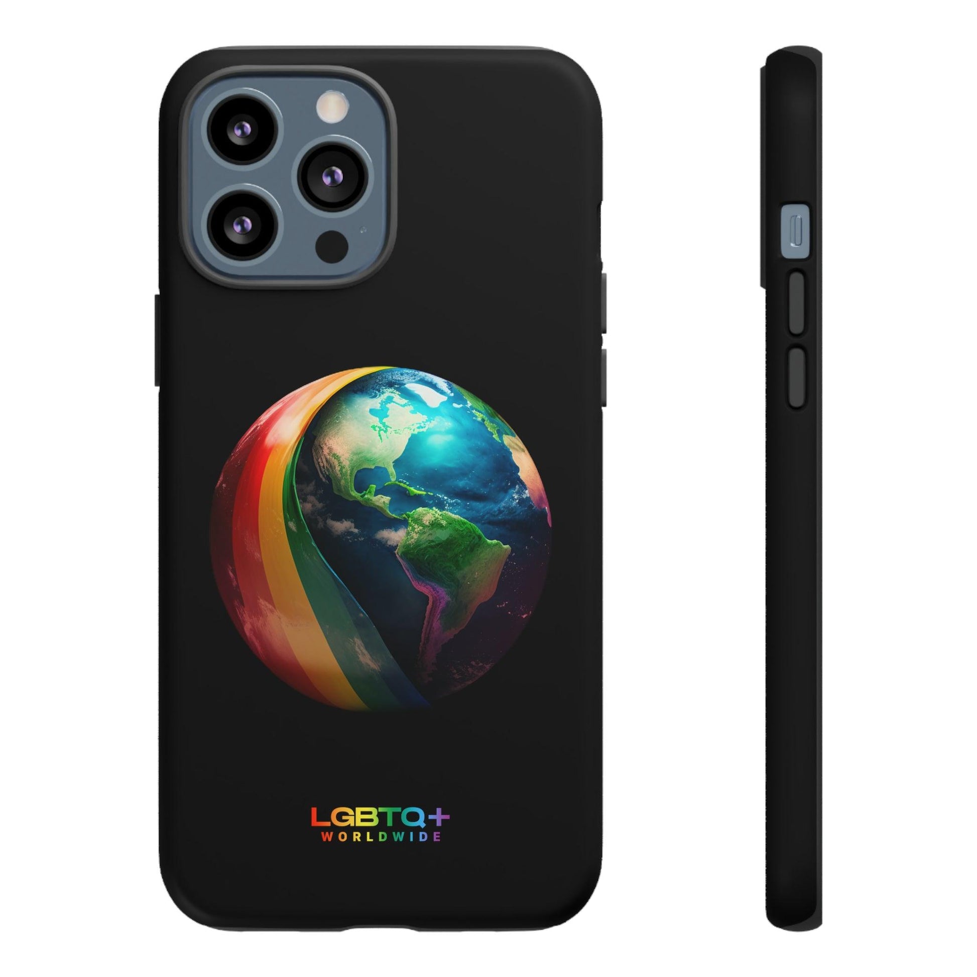 LGBTQWorldwide - ,,WELT" Doppelgehäuse Handyhülle Accessories, Glossy, iPhone Cases, Matte, Phone accessory, Phone Cases, Samsung Cases, tough, Valentine's Day Picks lgbtq Bekleidung Accessoires unisex Zubehör