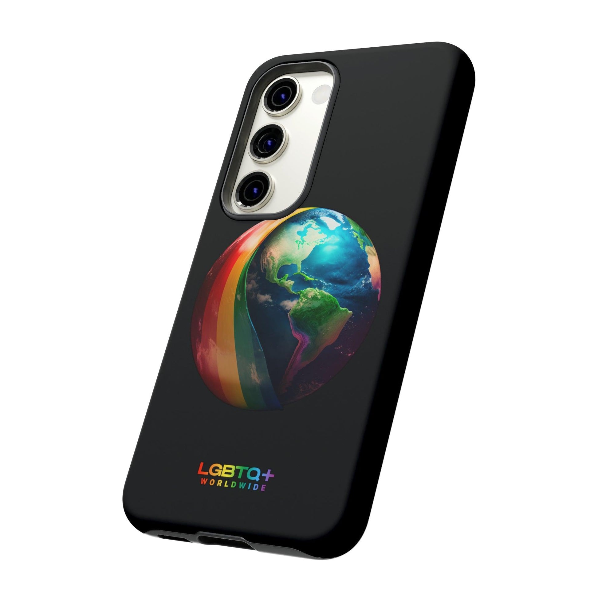 LGBTQWorldwide - ,,WELT" Doppelgehäuse Handyhülle Accessories, Glossy, iPhone Cases, Matte, Phone accessory, Phone Cases, Samsung Cases, tough, Valentine's Day Picks lgbtq Bekleidung Accessoires unisex Zubehör