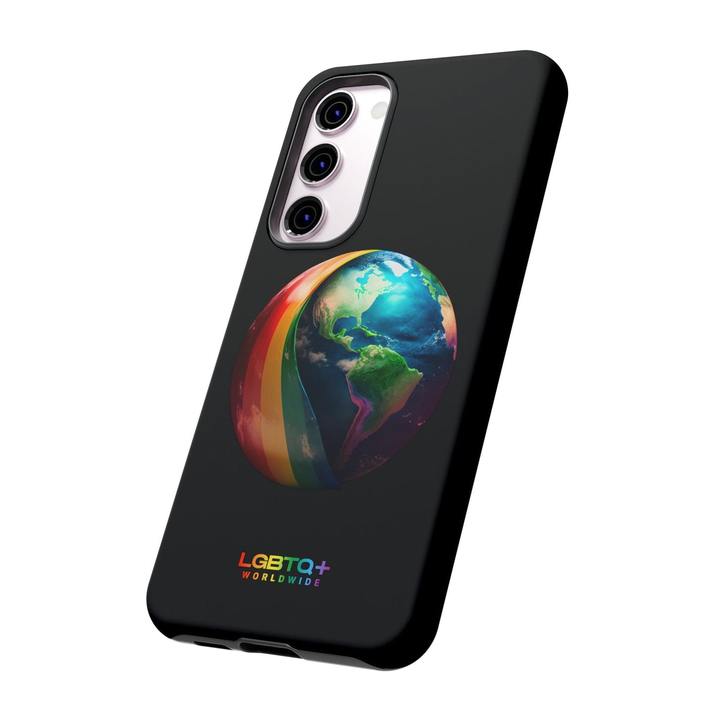 LGBTQWorldwide - ,,WELT" Doppelgehäuse Handyhülle Accessories, Glossy, iPhone Cases, Matte, Phone accessory, Phone Cases, Samsung Cases, tough, Valentine's Day Picks lgbtq Bekleidung Accessoires unisex Zubehör