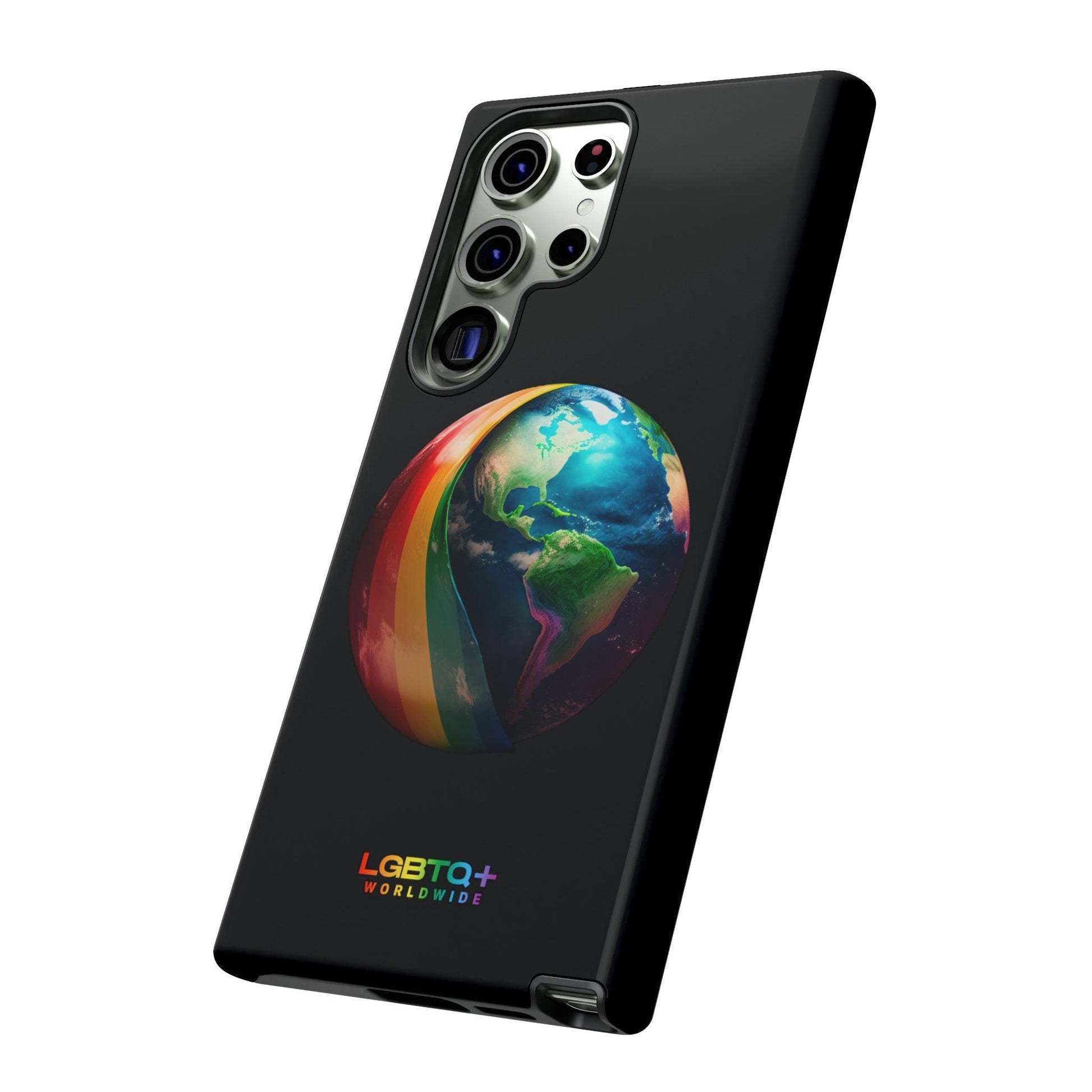 LGBTQWorldwide - ,,WELT" Doppelgehäuse Handyhülle Accessories, Glossy, iPhone Cases, Matte, Phone accessory, Phone Cases, Samsung Cases, tough, Valentine's Day Picks lgbtq Bekleidung Accessoires unisex Zubehör