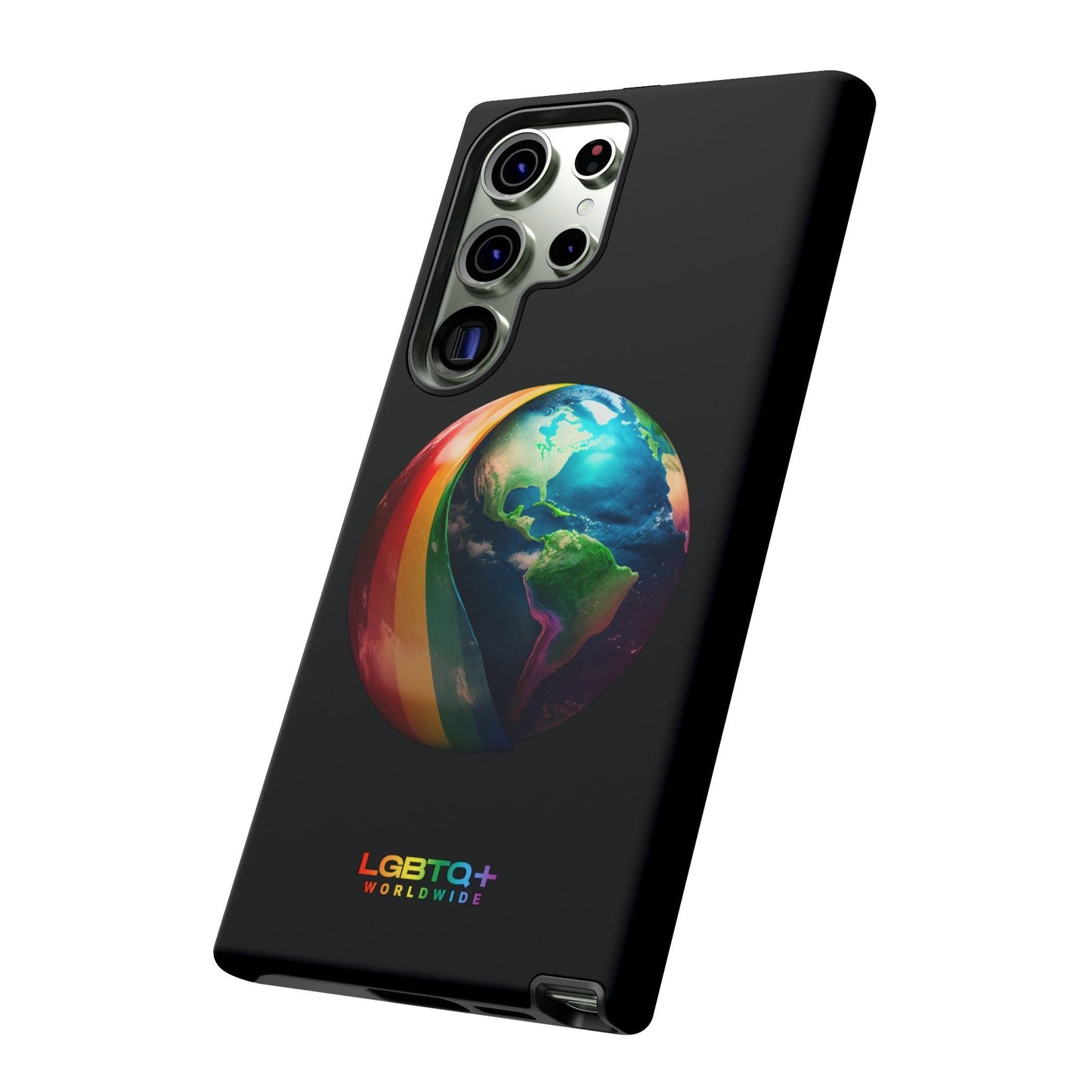 LGBTQWorldwide - ,,WELT" Doppelgehäuse Handyhülle Accessories, Glossy, iPhone Cases, Matte, Phone accessory, Phone Cases, Samsung Cases, tough, Valentine's Day Picks lgbtq Bekleidung Accessoires unisex Zubehör