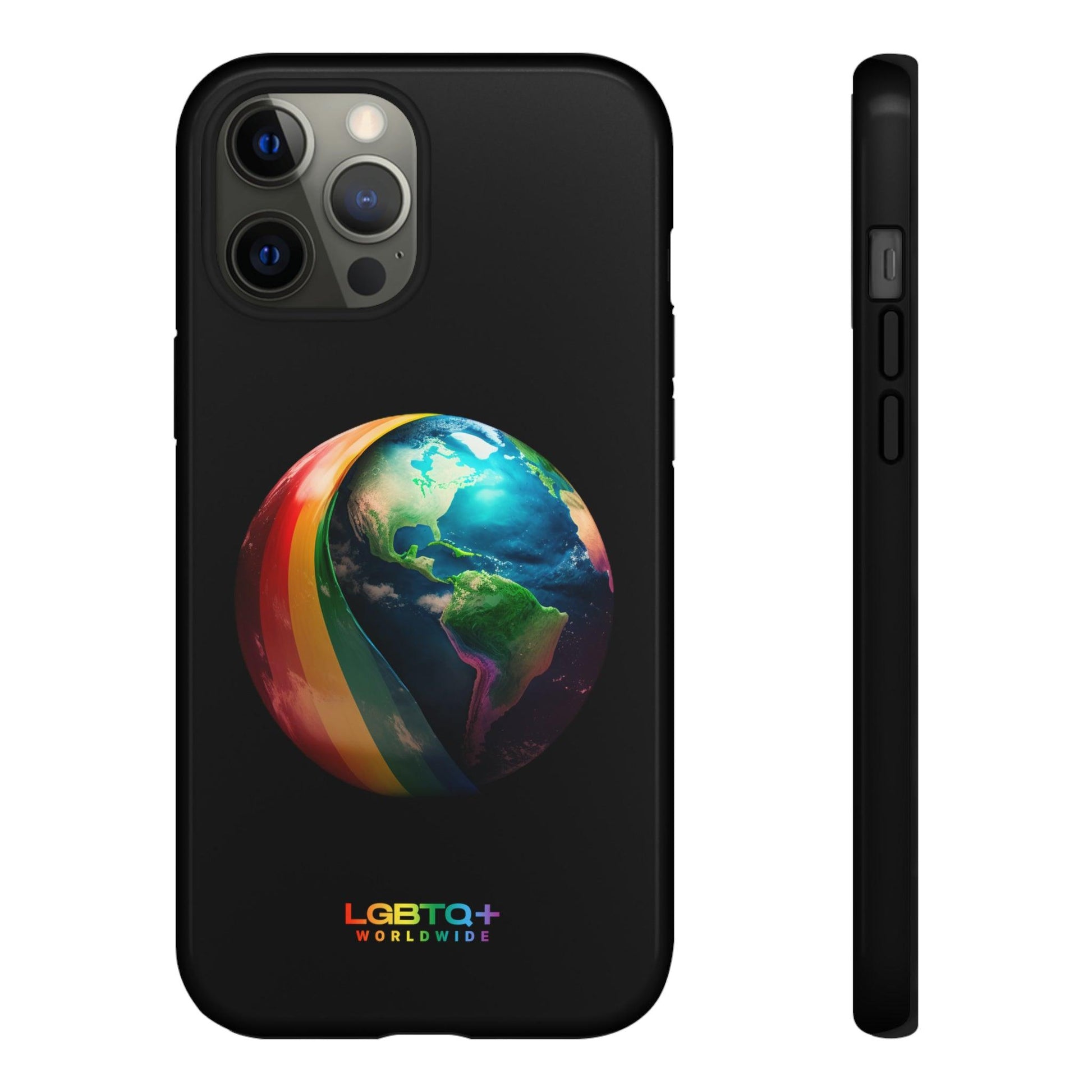 LGBTQWorldwide - ,,WELT" Doppelgehäuse Handyhülle Accessories, Glossy, iPhone Cases, Matte, Phone accessory, Phone Cases, Samsung Cases, tough, Valentine's Day Picks lgbtq Bekleidung Accessoires unisex Zubehör