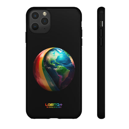 LGBTQWorldwide - ,,WELT" Doppelgehäuse Handyhülle Accessories, Glossy, iPhone Cases, Matte, Phone accessory, Phone Cases, Samsung Cases, tough, Valentine's Day Picks lgbtq Bekleidung Accessoires unisex Zubehör