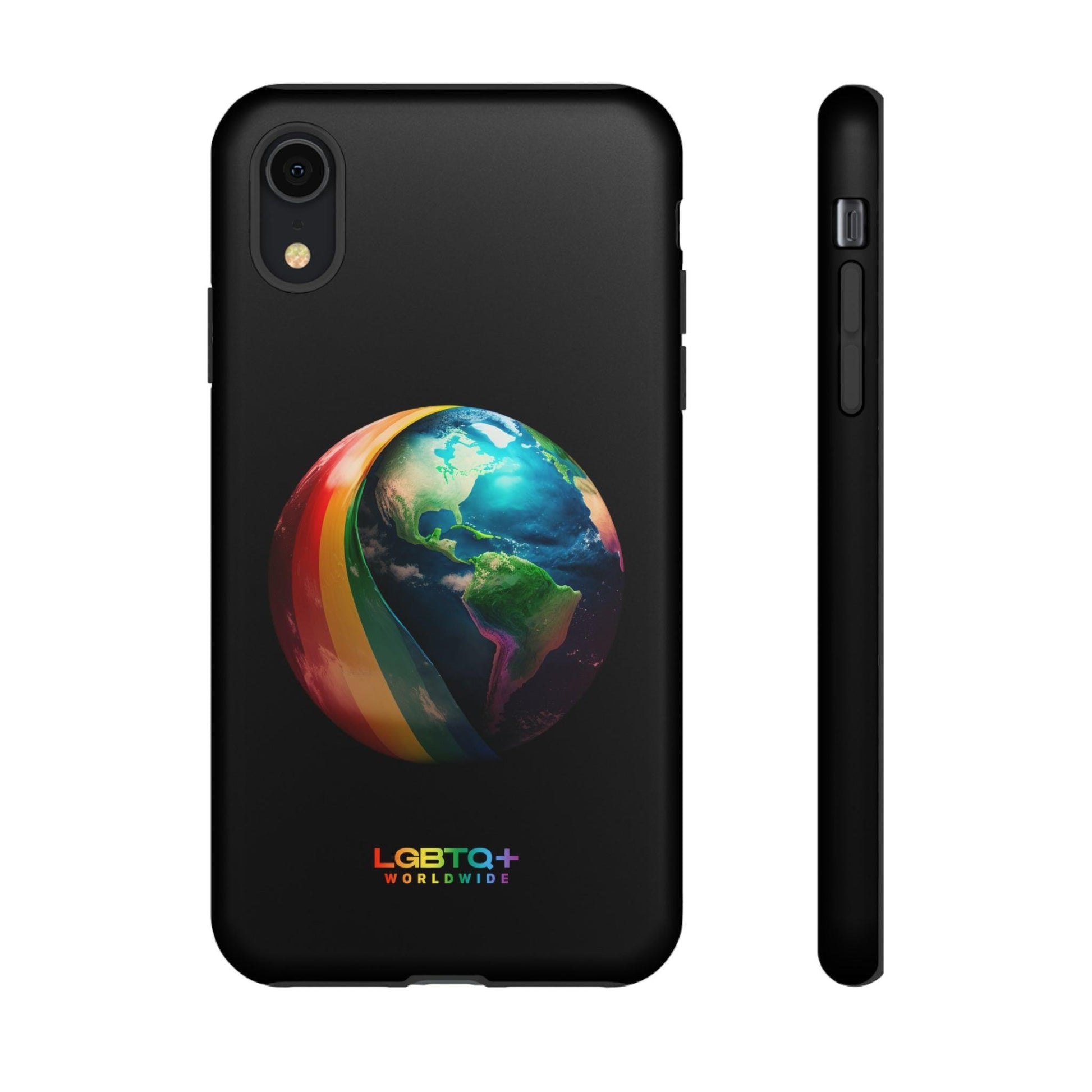 LGBTQWorldwide - ,,WELT" Doppelgehäuse Handyhülle Accessories, Glossy, iPhone Cases, Matte, Phone accessory, Phone Cases, Samsung Cases, tough, Valentine's Day Picks lgbtq Bekleidung Accessoires unisex Zubehör