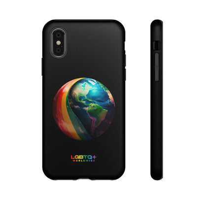 LGBTQWorldwide - ,,WELT" Doppelgehäuse Handyhülle Accessories, Glossy, iPhone Cases, Matte, Phone accessory, Phone Cases, Samsung Cases, tough, Valentine's Day Picks lgbtq Bekleidung Accessoires unisex Zubehör