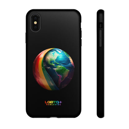 LGBTQWorldwide - ,,WELT" Doppelgehäuse Handyhülle Accessories, Glossy, iPhone Cases, Matte, Phone accessory, Phone Cases, Samsung Cases, tough, Valentine's Day Picks lgbtq Bekleidung Accessoires unisex Zubehör