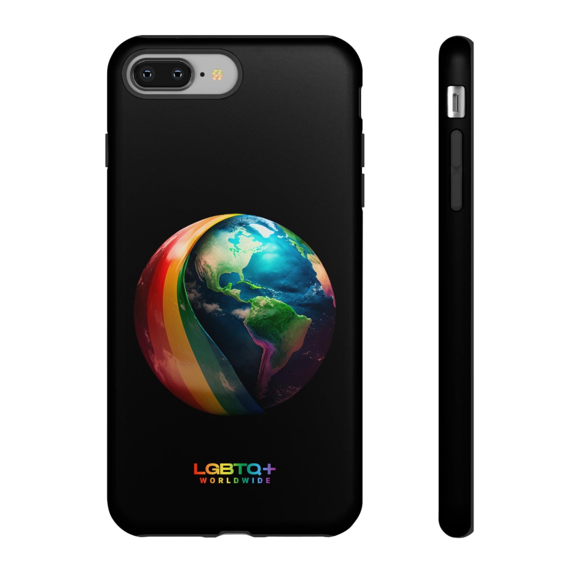 LGBTQWorldwide - ,,WELT" Doppelgehäuse Handyhülle Accessories, Glossy, iPhone Cases, Matte, Phone accessory, Phone Cases, Samsung Cases, tough, Valentine's Day Picks lgbtq Bekleidung Accessoires unisex Zubehör