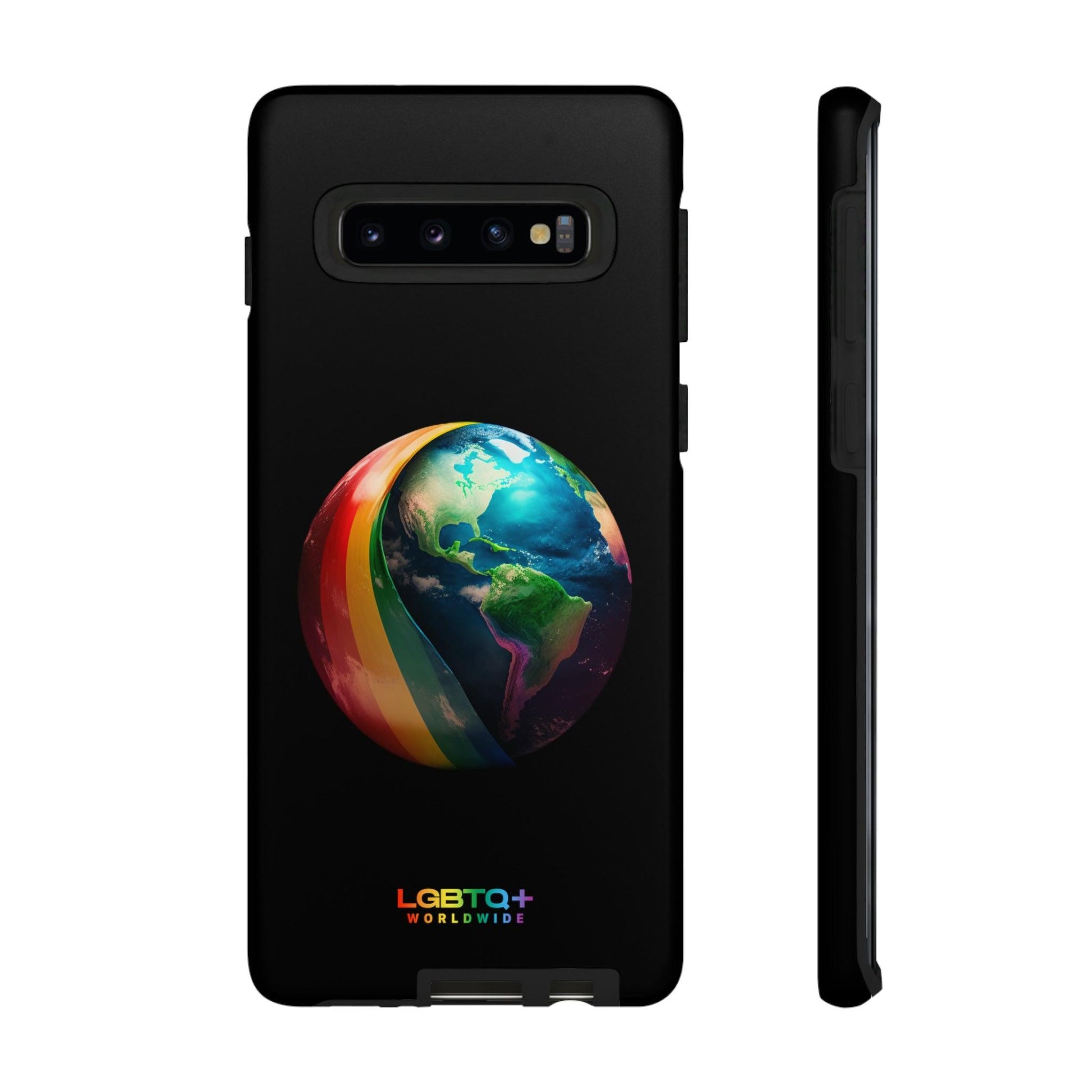 LGBTQWorldwide - ,,WELT" Doppelgehäuse Handyhülle Accessories, Glossy, iPhone Cases, Matte, Phone accessory, Phone Cases, Samsung Cases, tough, Valentine's Day Picks lgbtq Bekleidung Accessoires unisex Zubehör