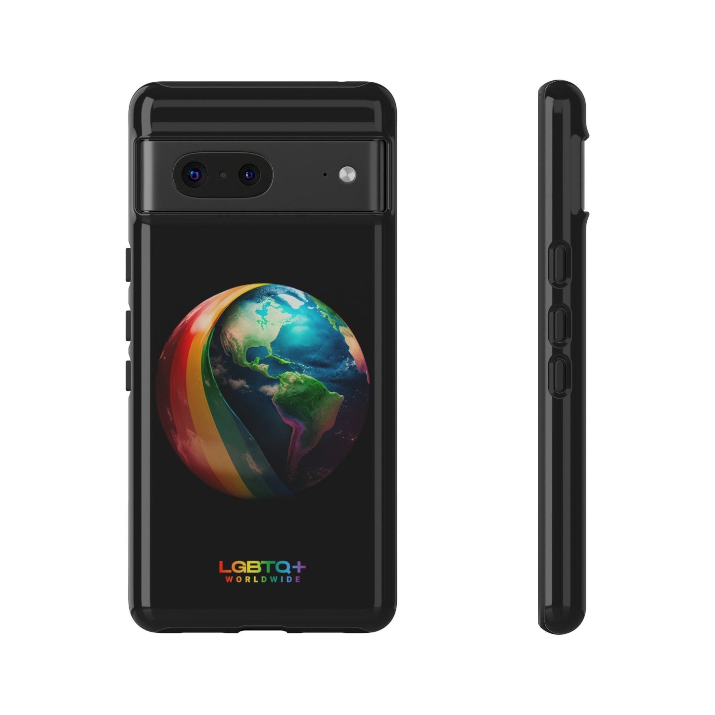 LGBTQWorldwide - ,,WELT" Doppelgehäuse Handyhülle Accessories, Glossy, iPhone Cases, Matte, Phone accessory, Phone Cases, Samsung Cases, tough, Valentine's Day Picks lgbtq Bekleidung Accessoires unisex Zubehör